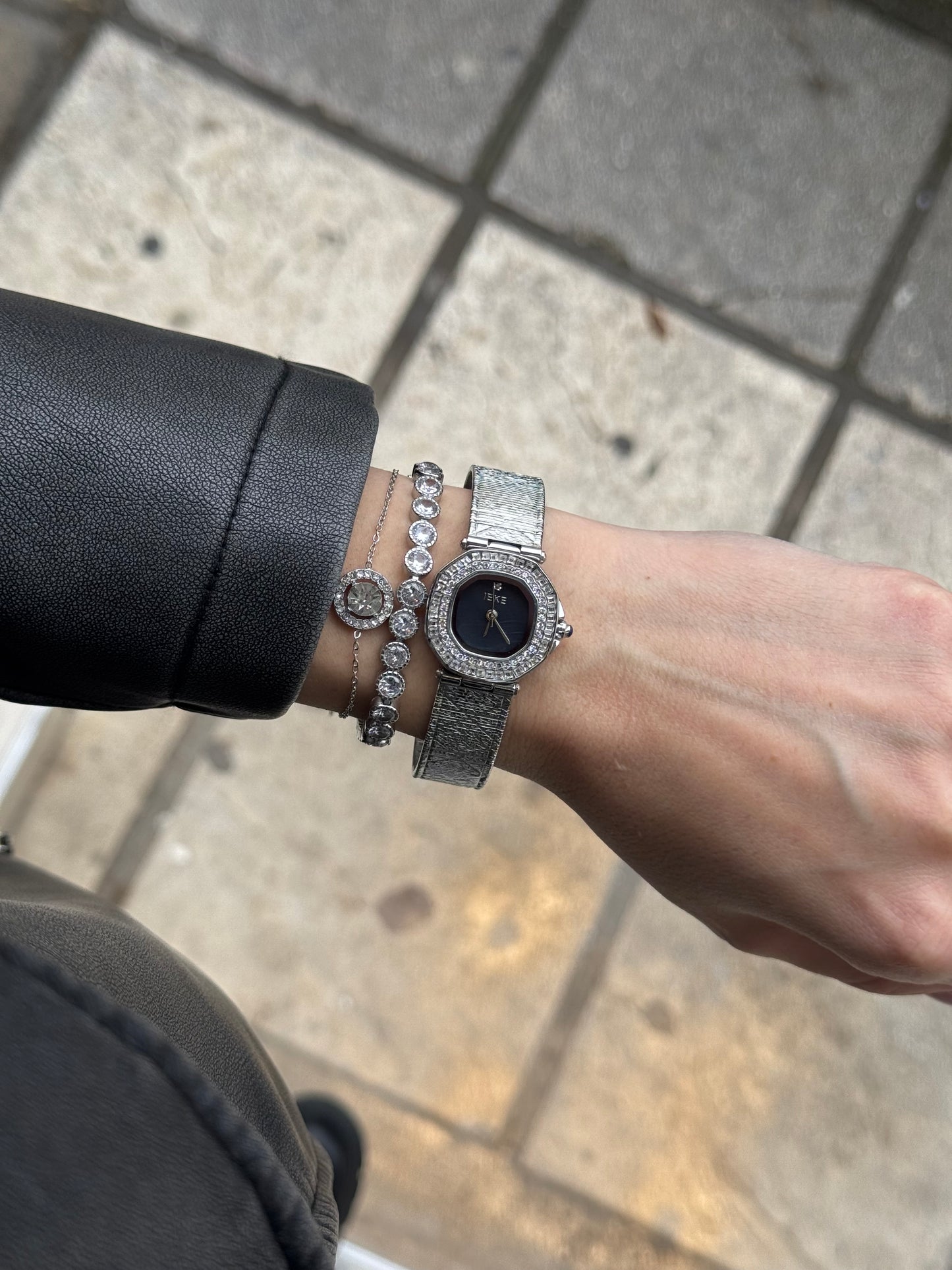 Midnight Crystal – ρολόι stainless steel