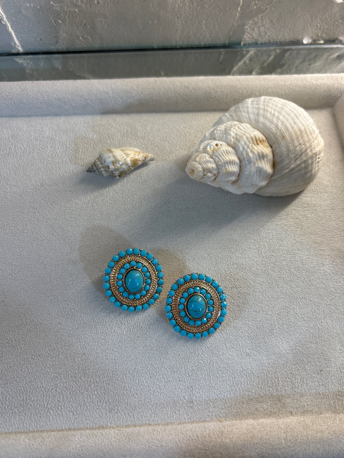 TurquoiseSoul – ατσάλινα σκουλαρίκια