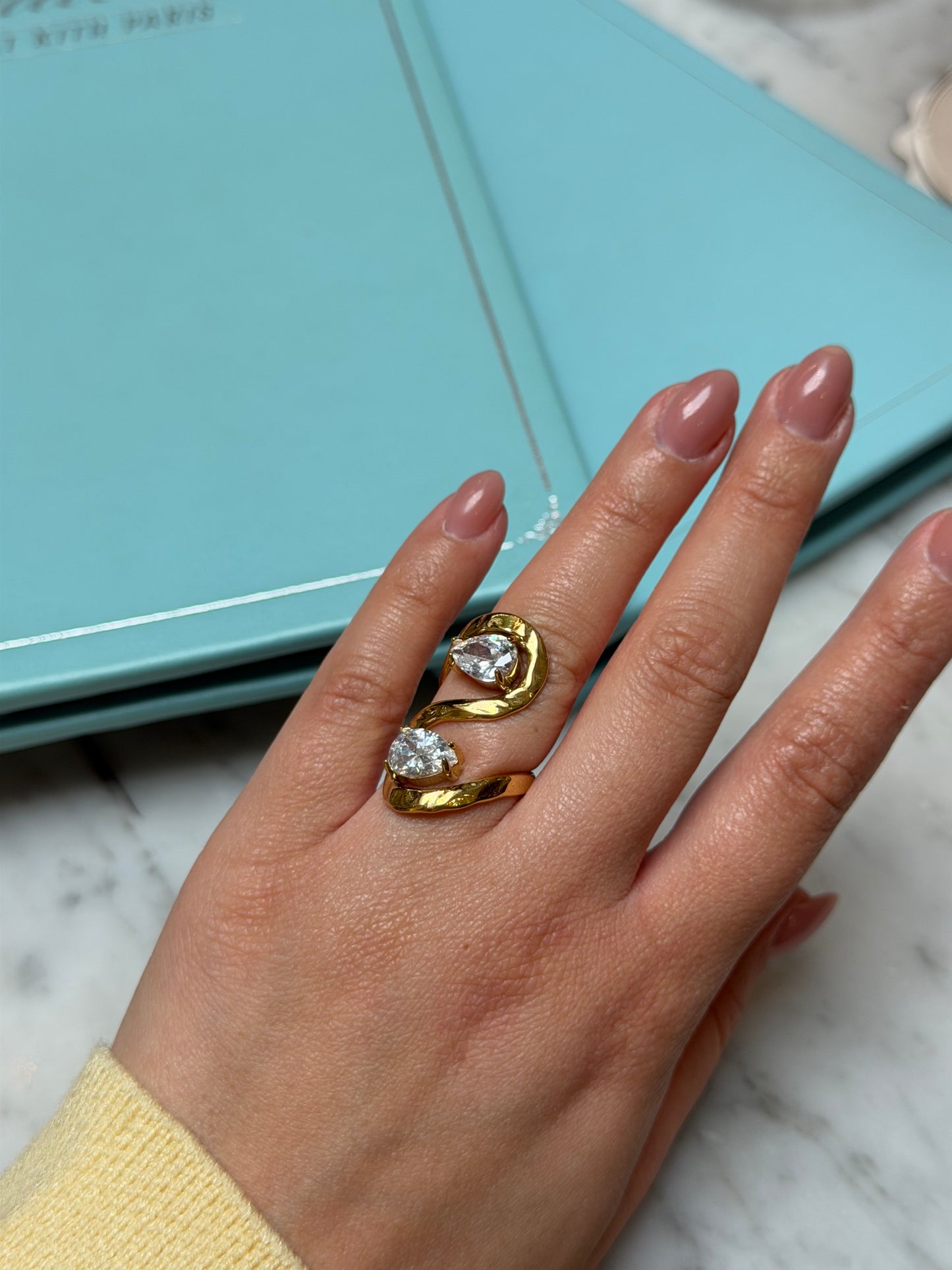 Paris Crystal Ατσάλινο Δαχτυλίδι-special Edition