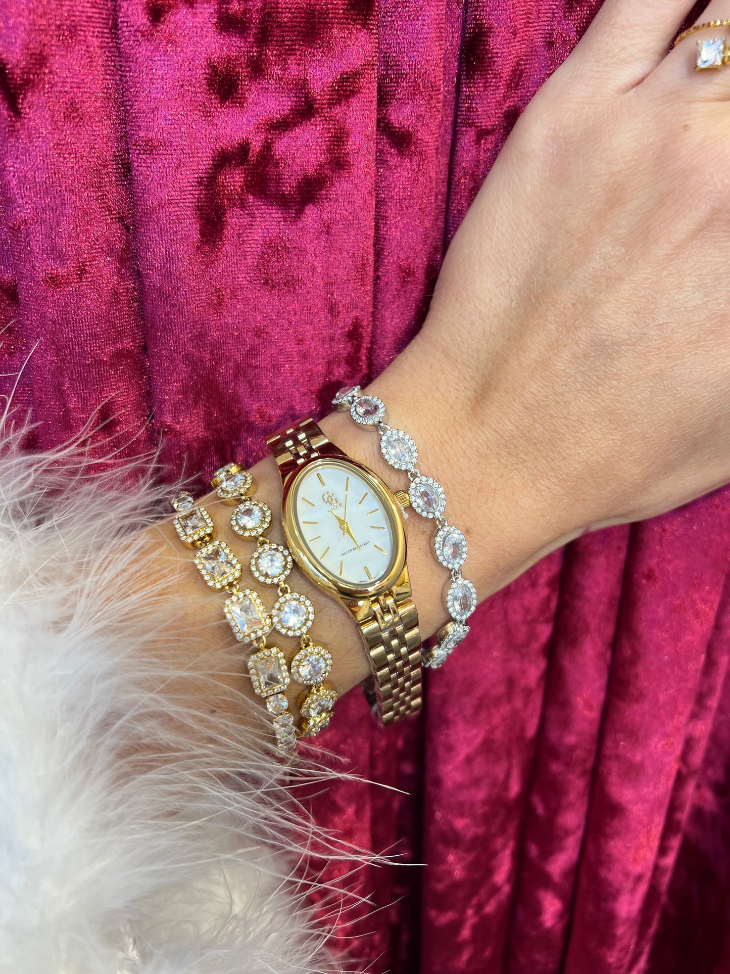 Golden Snow – ρολόι stainless steel luxury Christmas edition