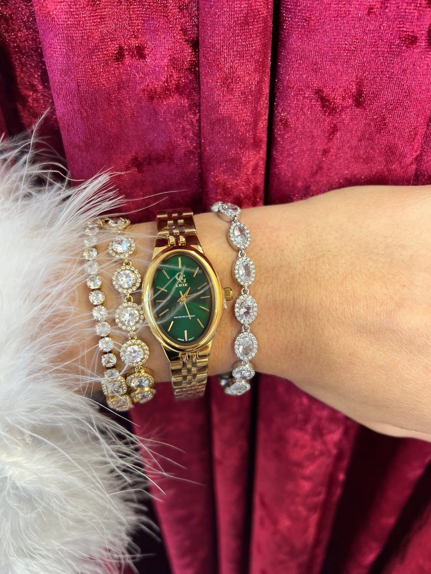 Emerald Eve – ρολόι stainless steel luxury Christmas edition