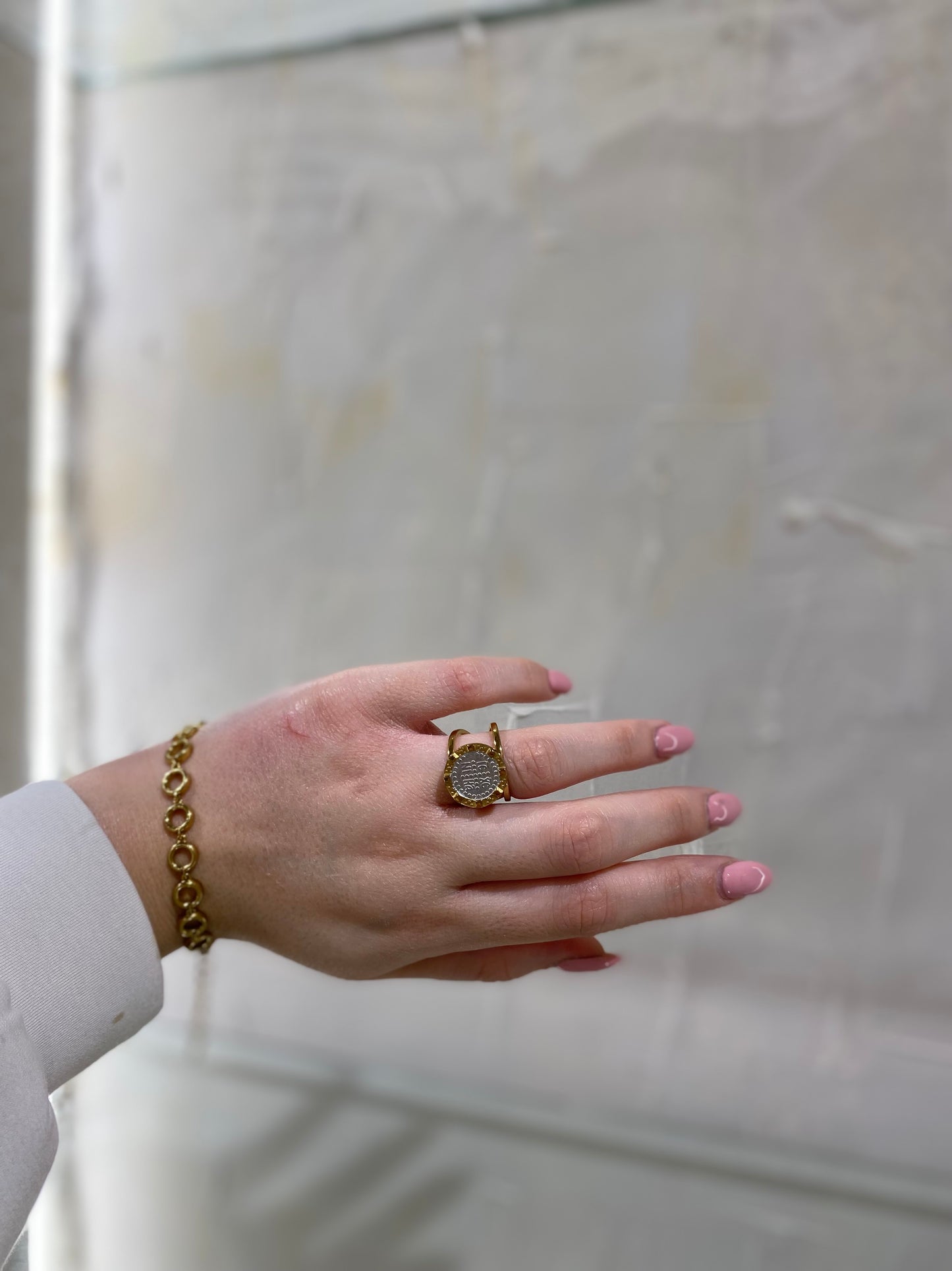 “Afrodicial” Ατσάλινο δαχτυλίδι