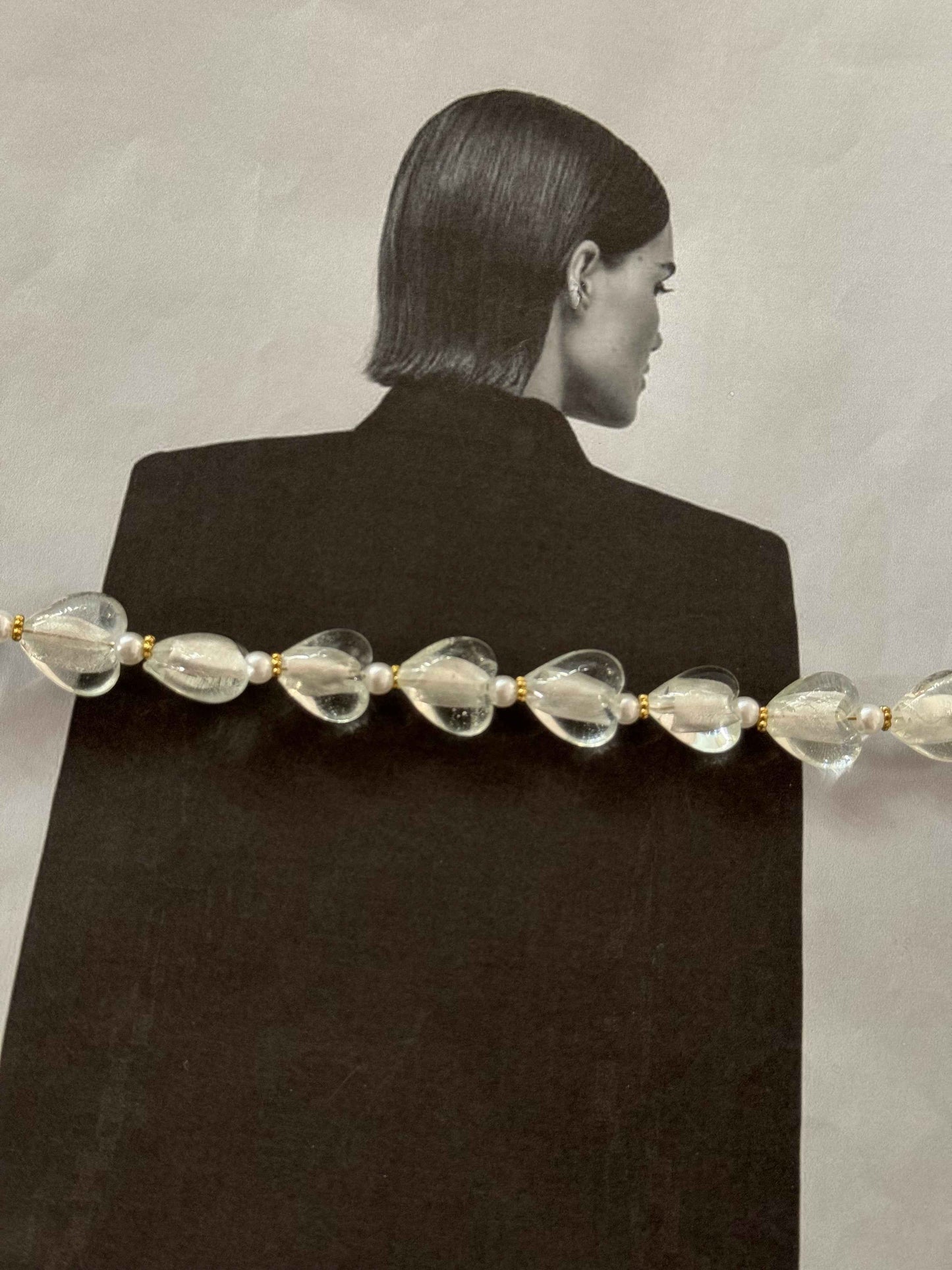 Crystal Dew Heart – βραχιόλι stainless steel