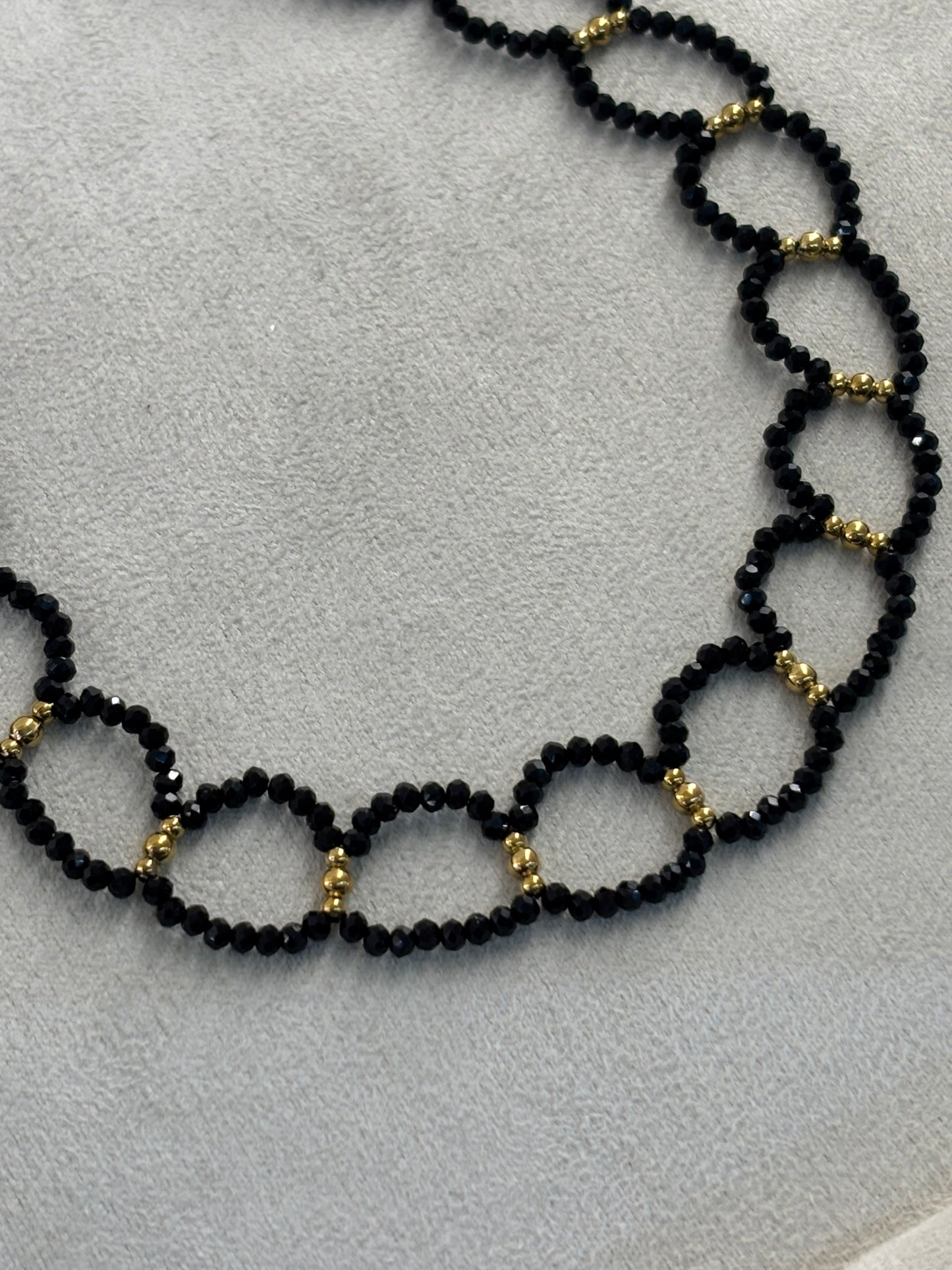 Κολιέ choker μαύρο