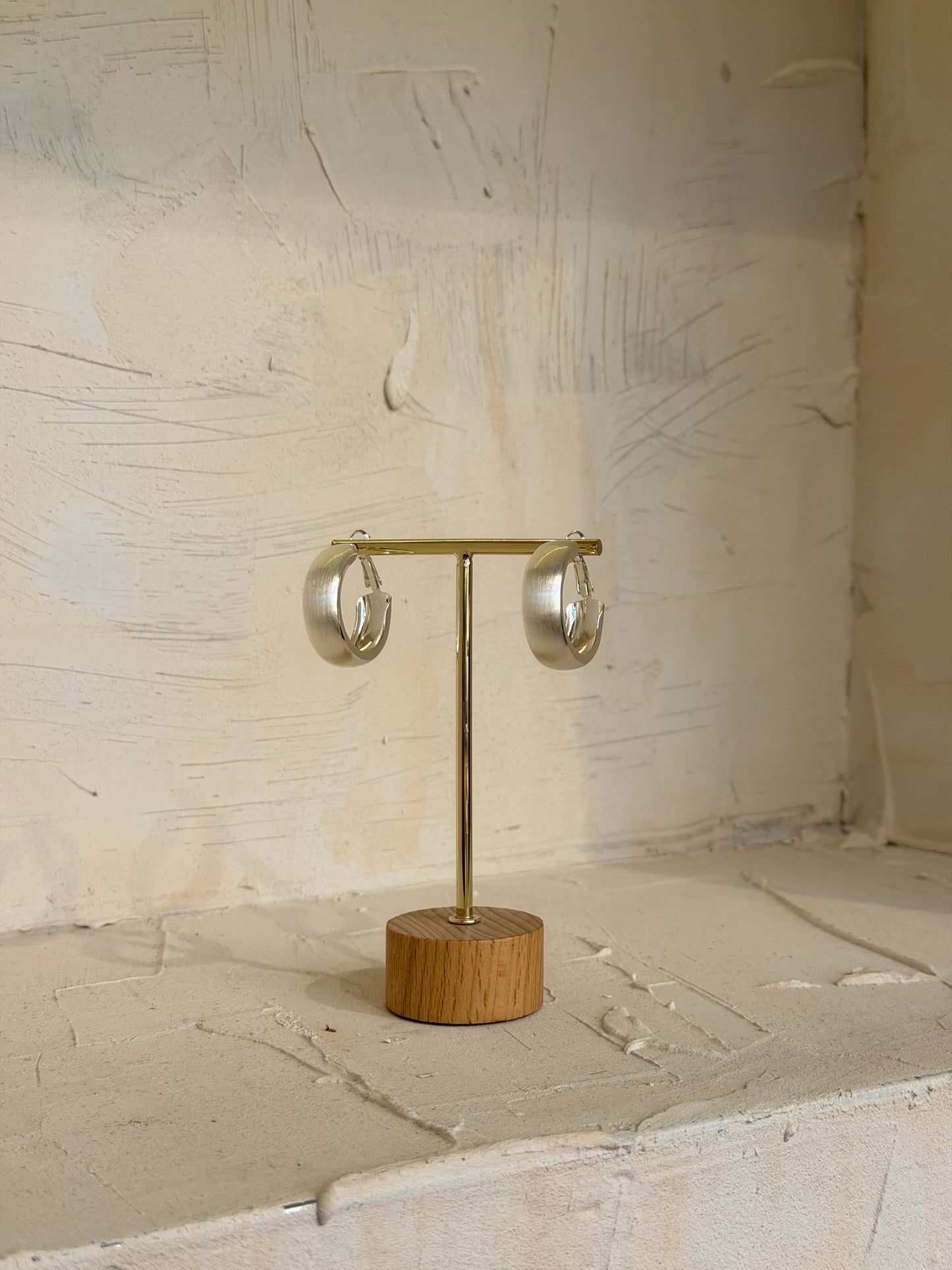 Silent Frost –Χαλκός Σκουλαρίκια Χριστουγέννων ασημένιο κούμπωμα