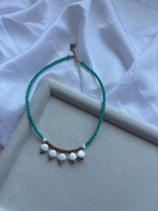 "Azure Petals" - handmade by kika