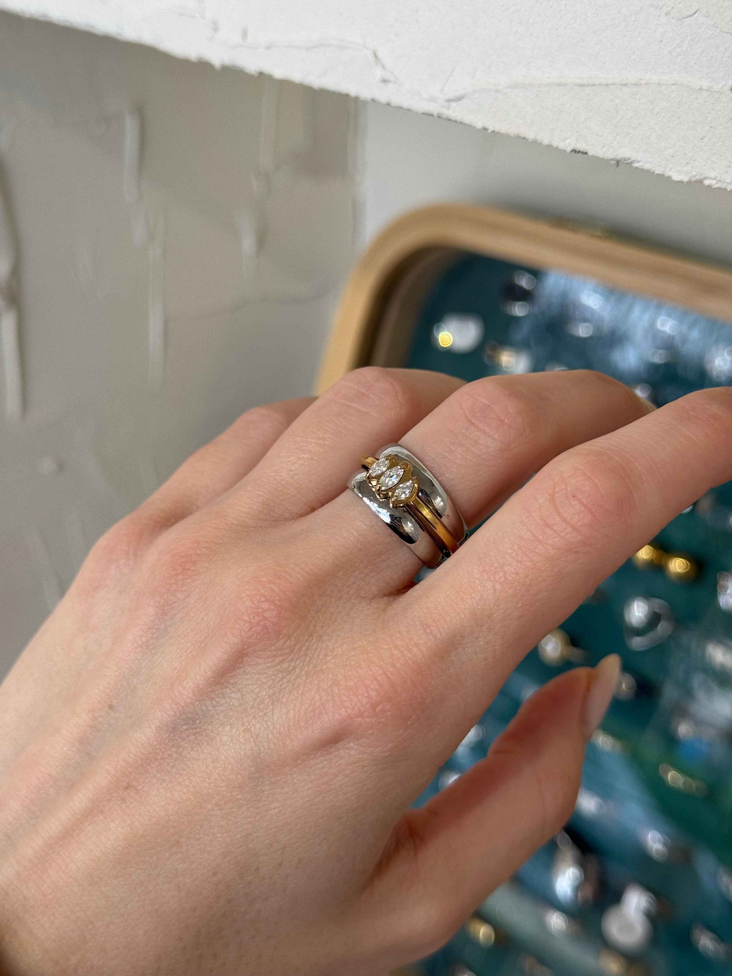 Triple Core Stack – δαχτυλίδι stainless steel