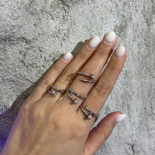 Δαχτυλίδι "Touch"| Ατσάλινο και Προσαρμοζόμενο