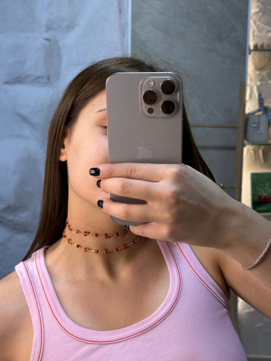 Νέο viral ατσάλινο κολιέ με κεράσια 🍒