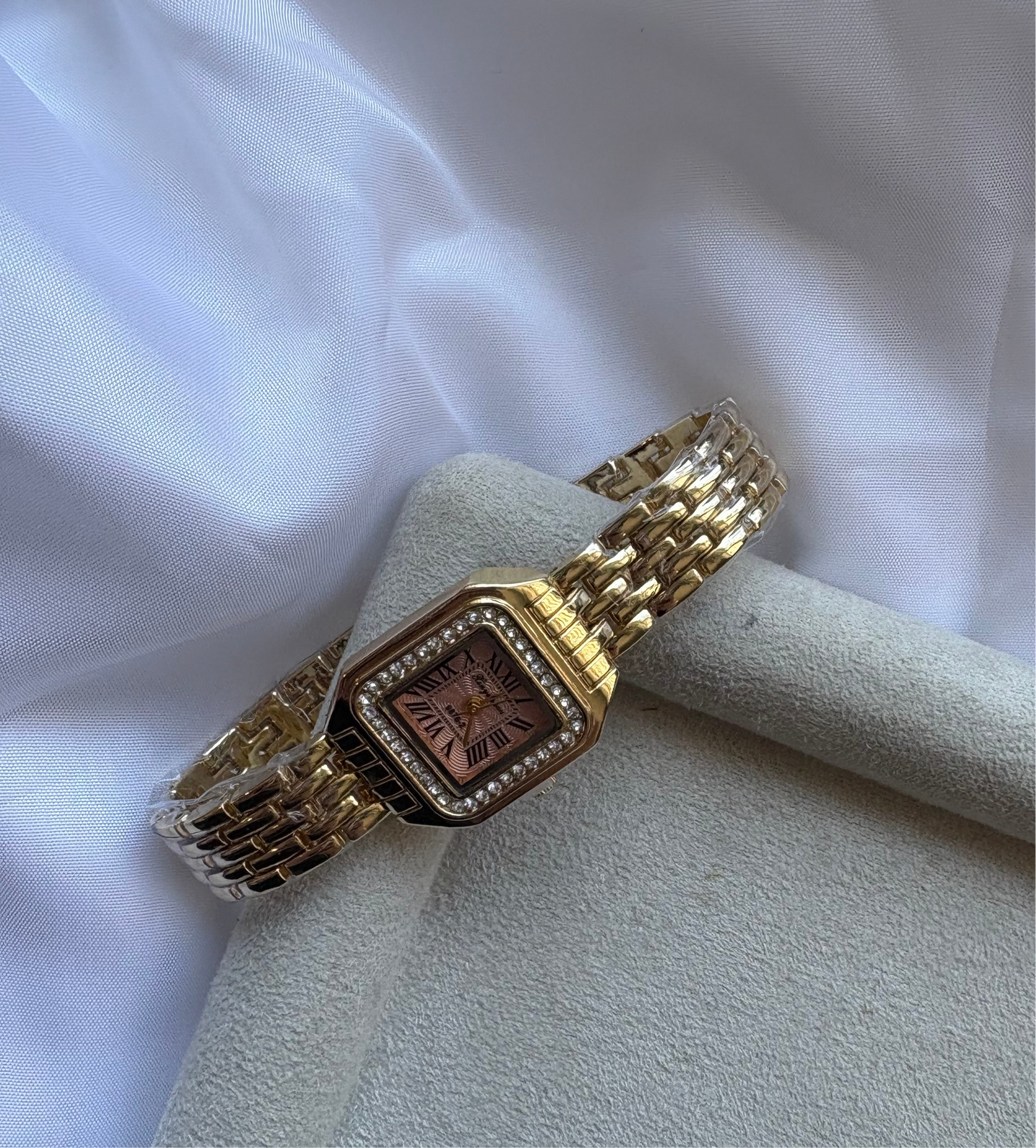 “Regal Rosé” women's steel watch