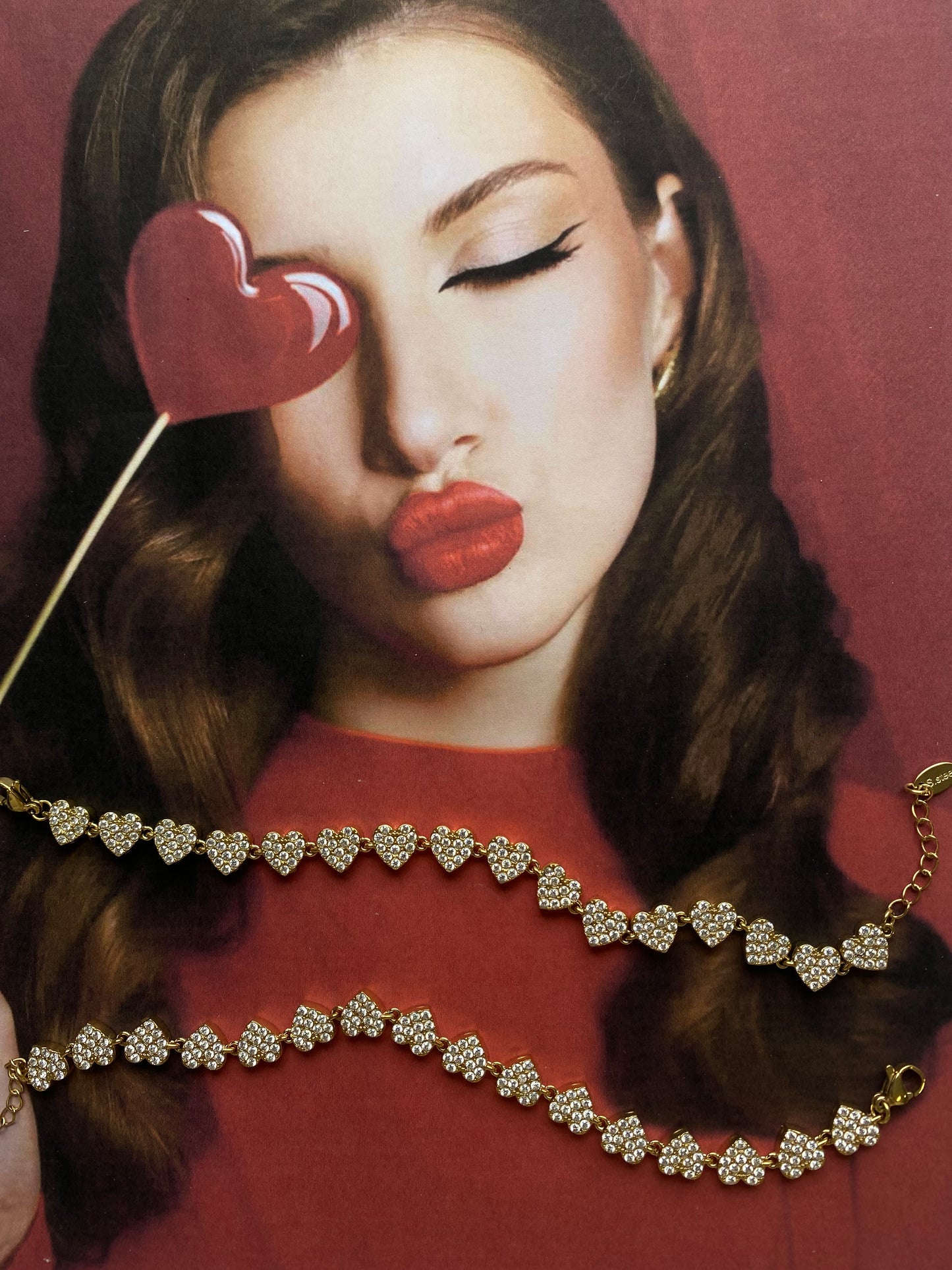 Heart stellar-Βραχιόλι stainless steel-Valentine’s collection