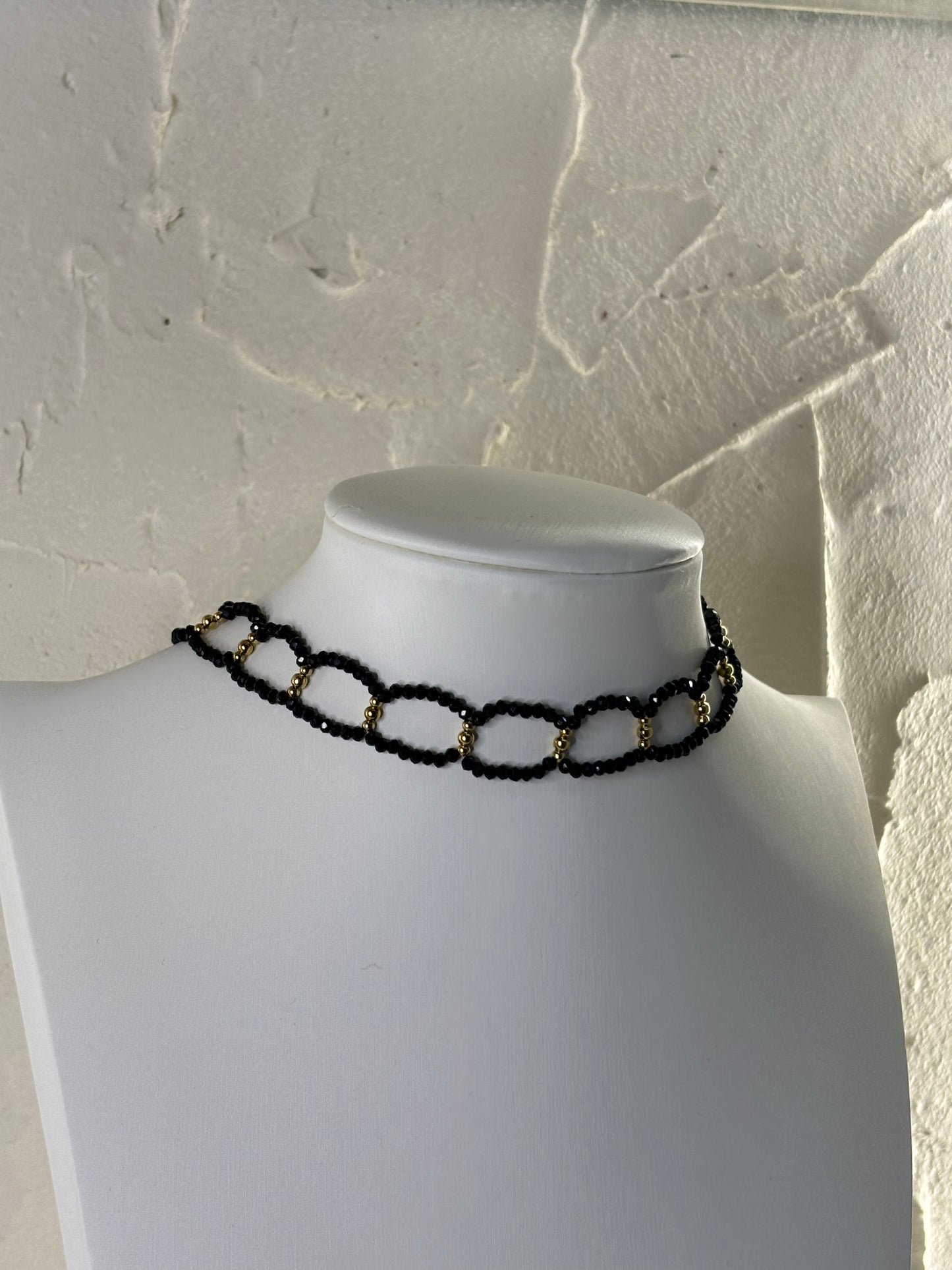 Κολιέ choker μαύρο