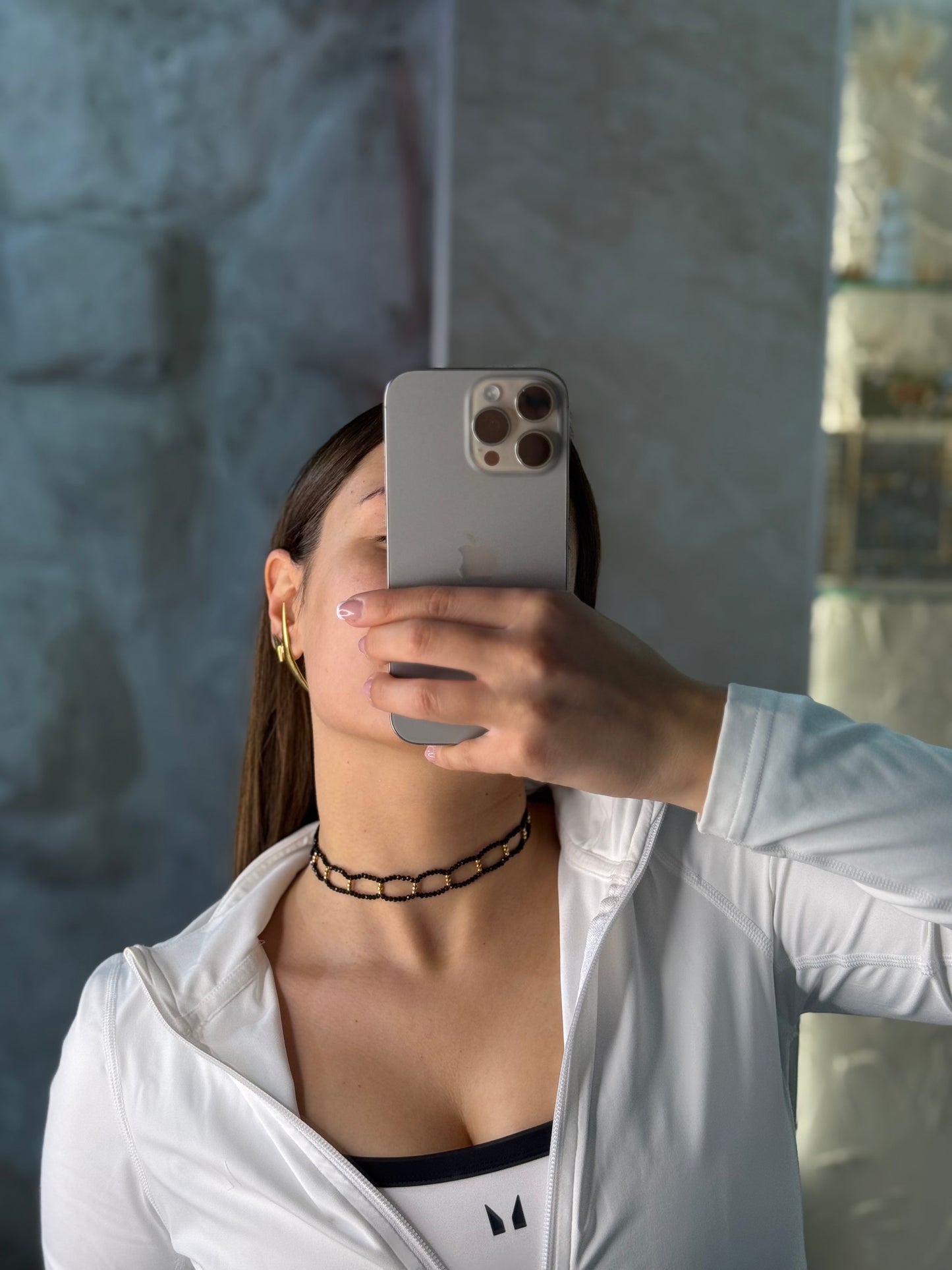 Κολιέ choker μαύρο