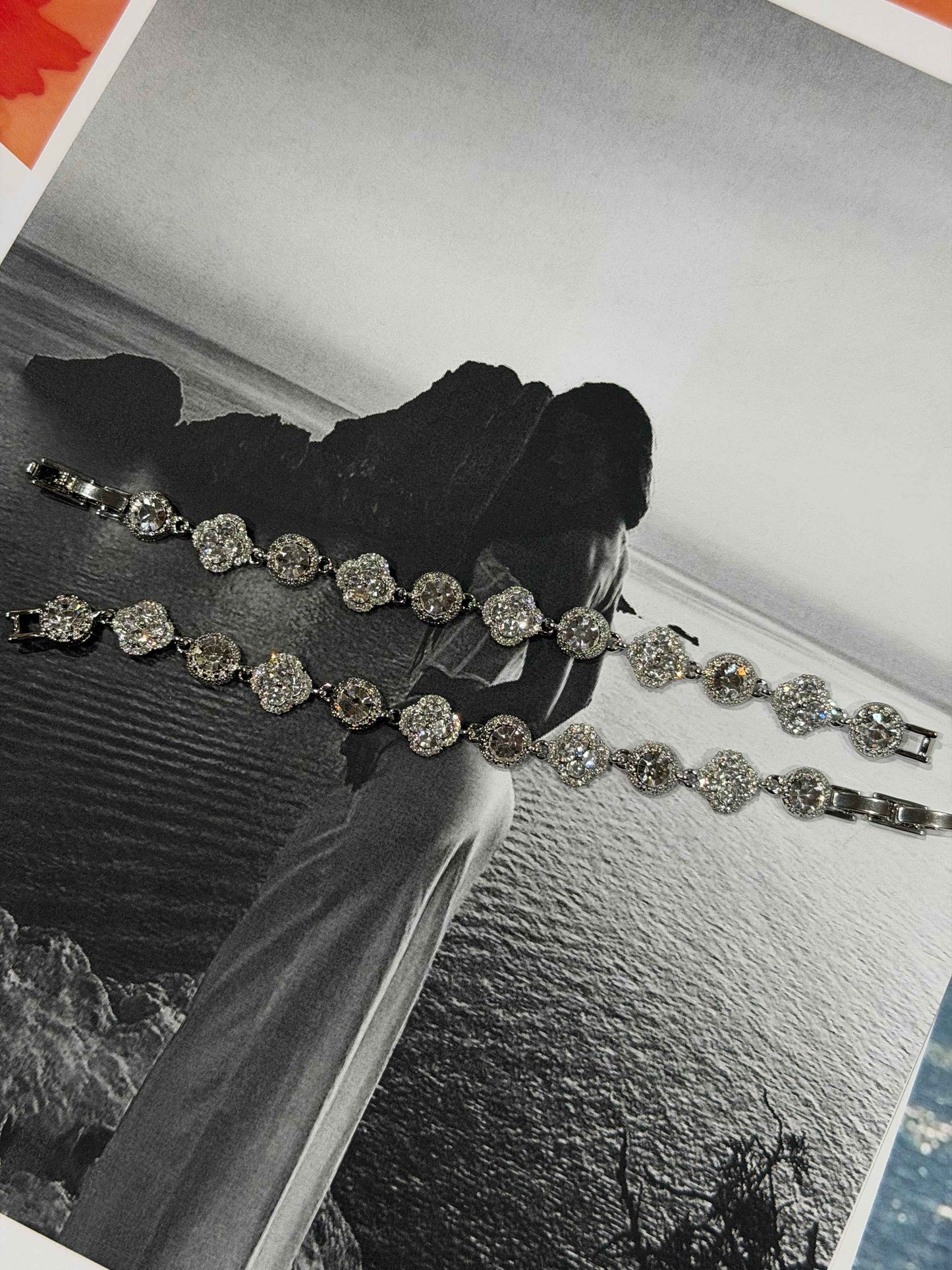 Diamond Veil Bracelet ✨ ανθεκτικός ορείχαλκος