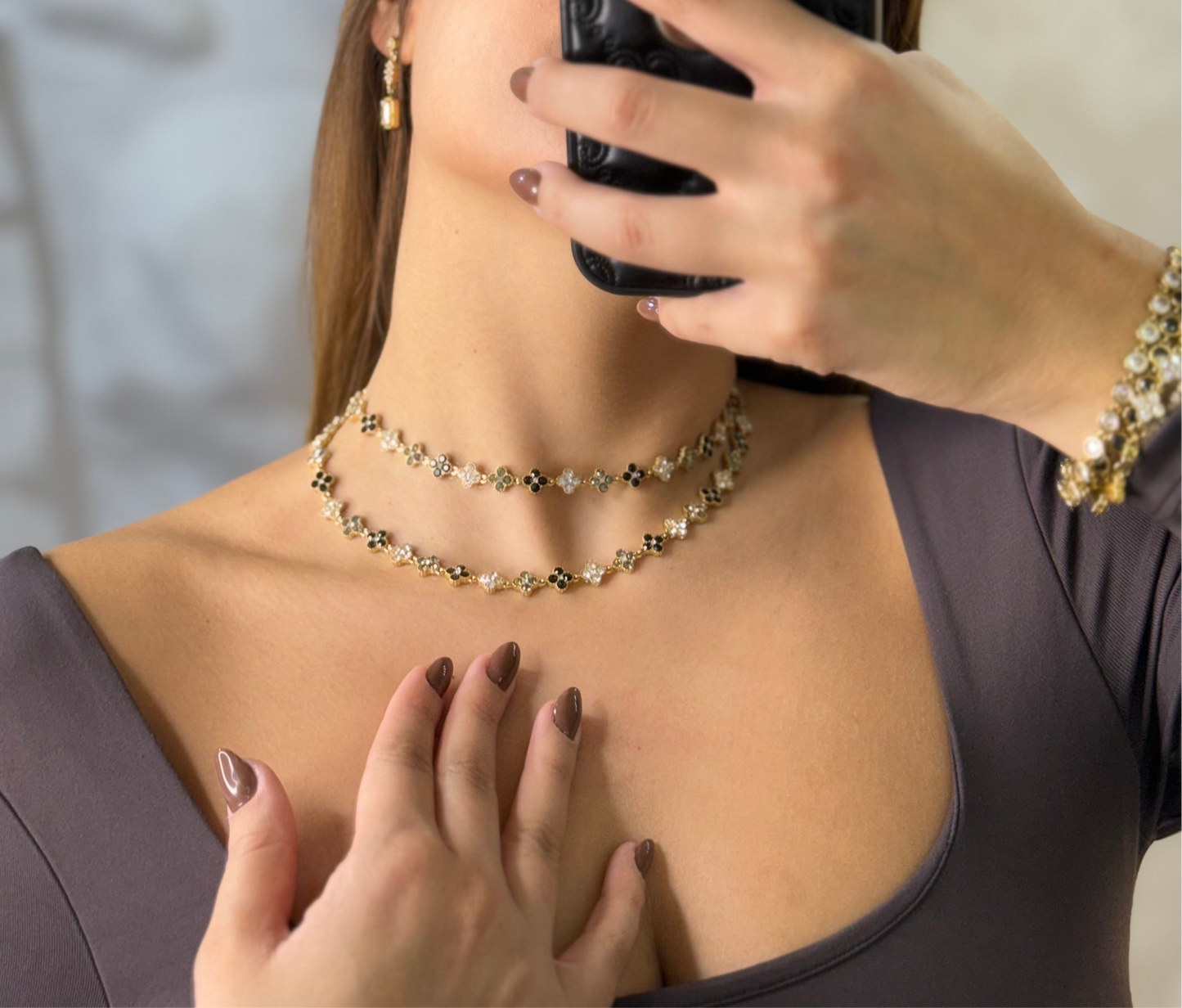 Serene Aura Choker / ατσάλινο κολιέ