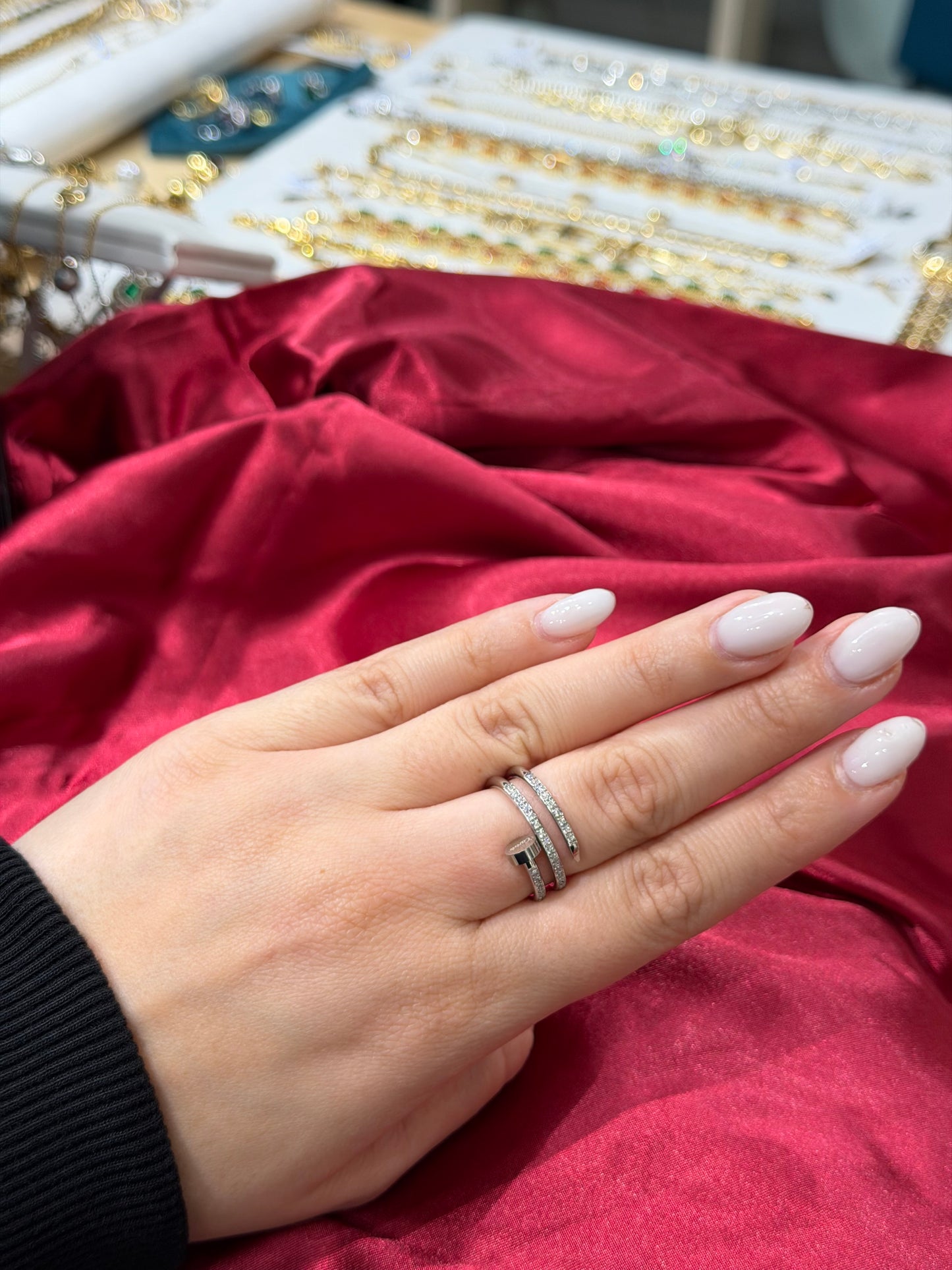 Parallel Spark Silver – δαχτυλίδι stainless steel