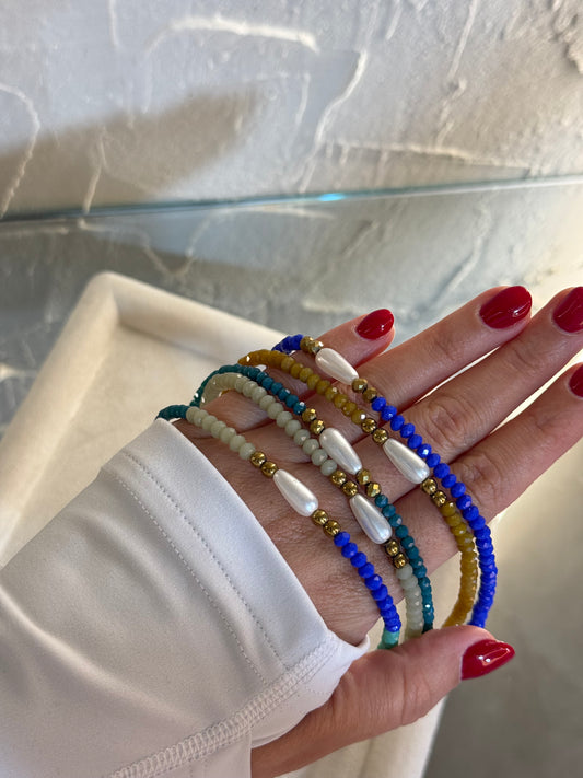 Χάντρινο Κολιέ Πέρλα - Design & Personalized by Pnoe Studio