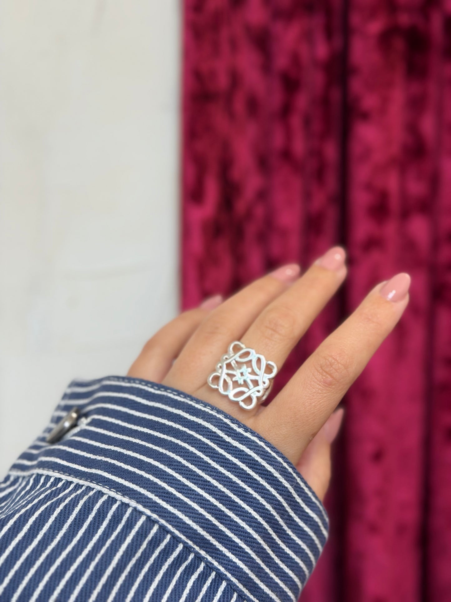 Boho Lace Ring - Χαλκός
