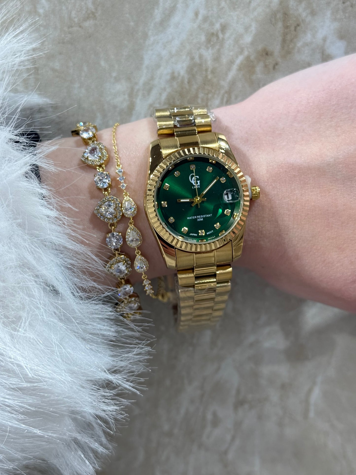 Emerald Dream (μεγάλο)- ρολόι stainless steel luxury