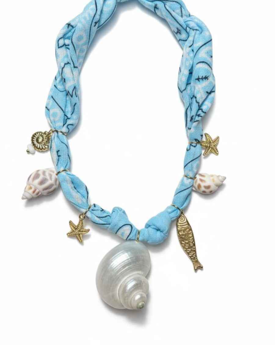 Paxos Bandana Shell - Χειροποίητο κολιέ (Διαθέσιμο με Προπαραγγελία)