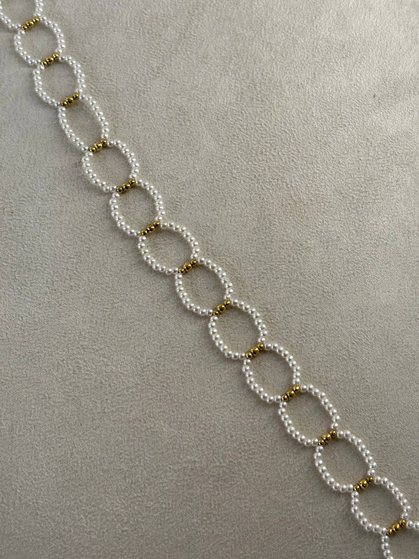 Κολιέ choker άσπρο