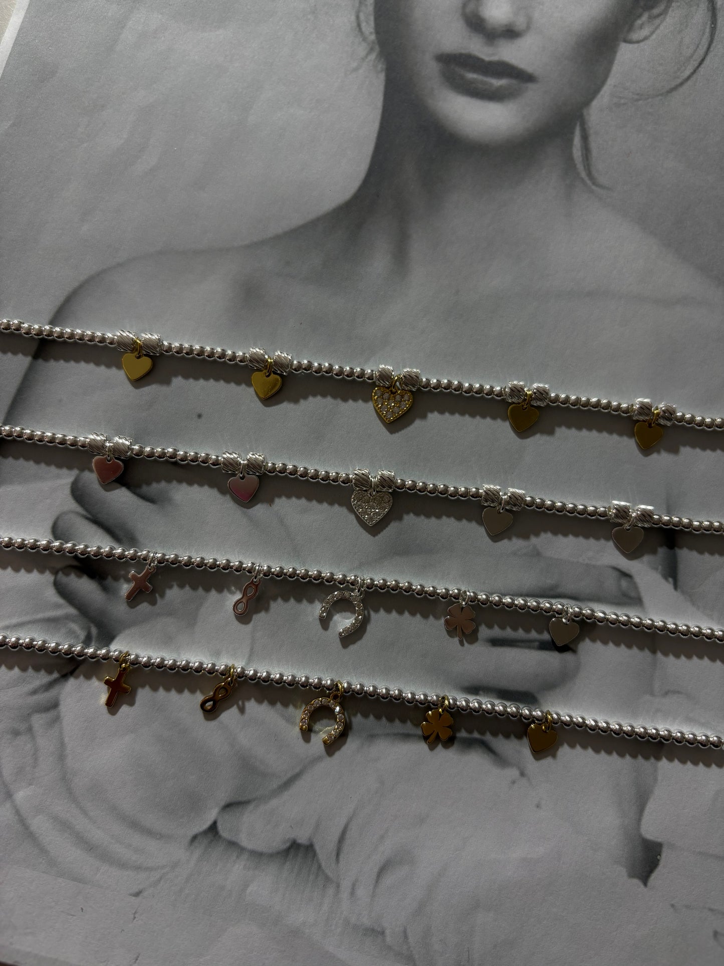 Lucky Charms – Beaded Charm Ατσάλινο Βραχιόλι STELA'S CHOICHES