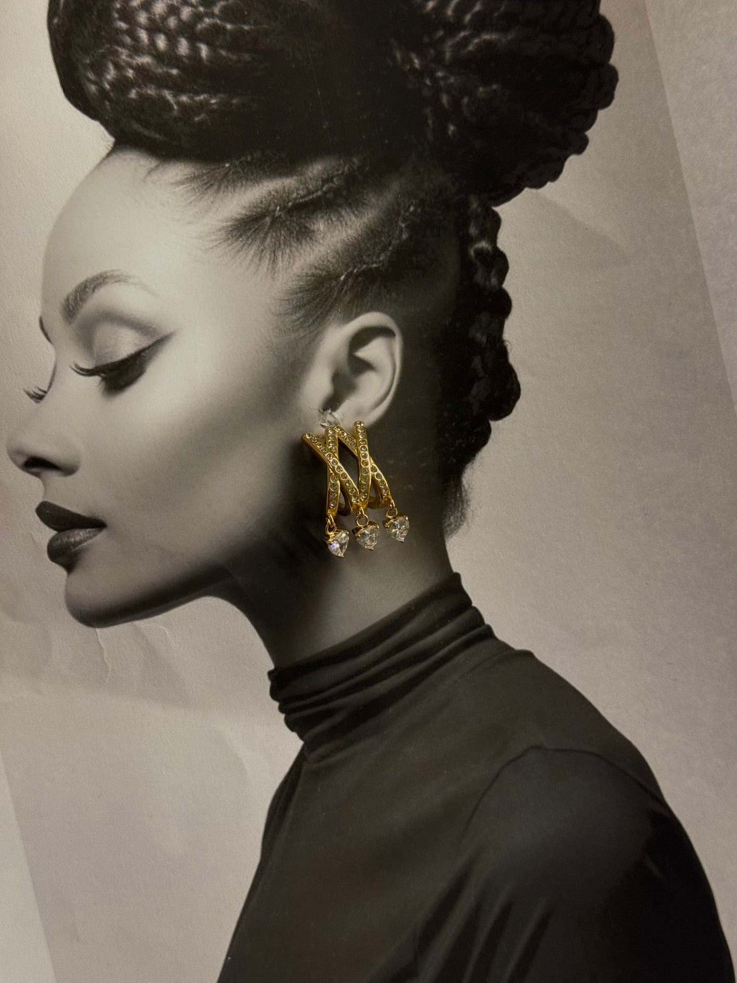 Elegant Crystal Drop Earrings