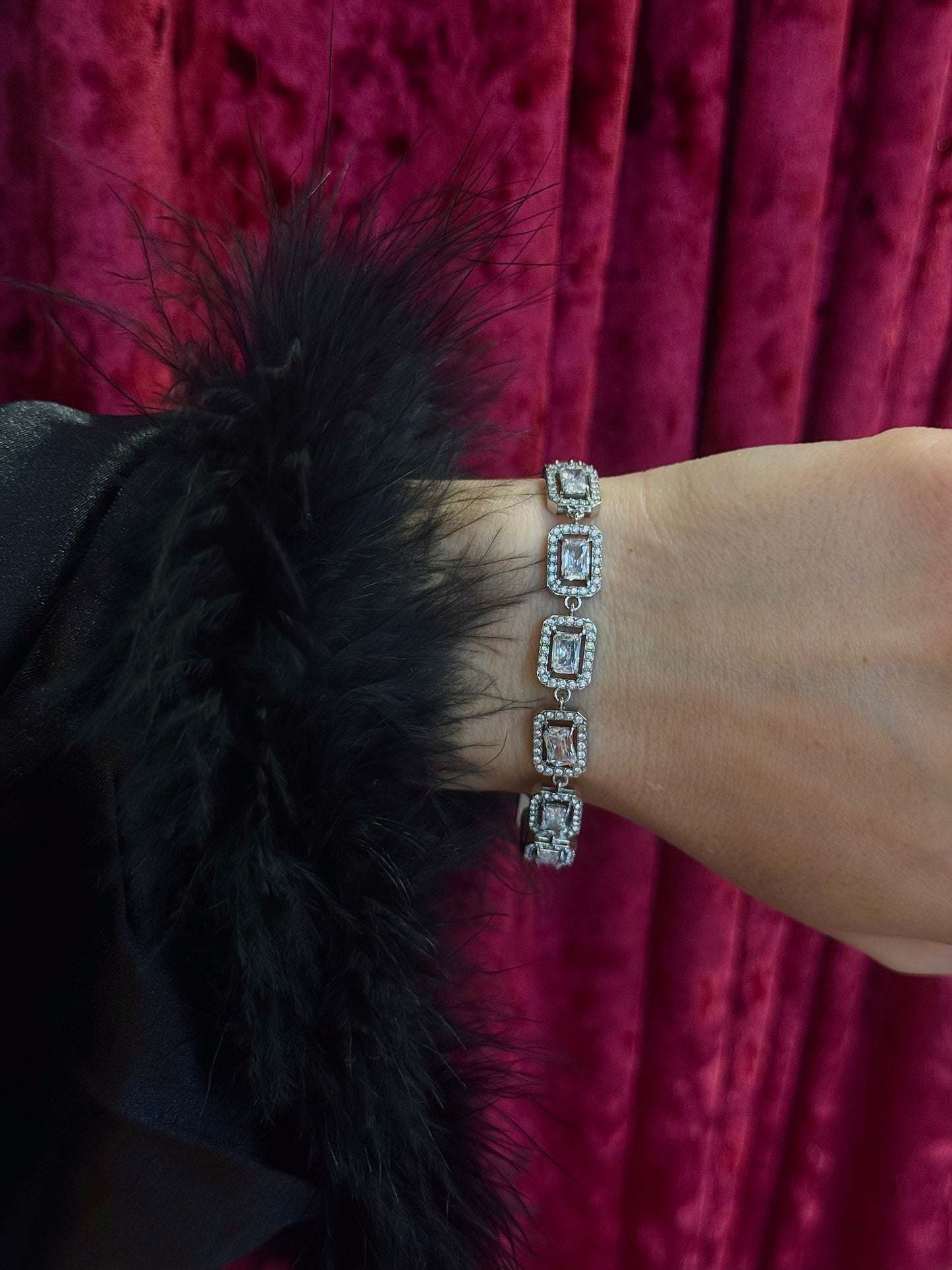 Diamond Frame – βραχιόλι stainless steel