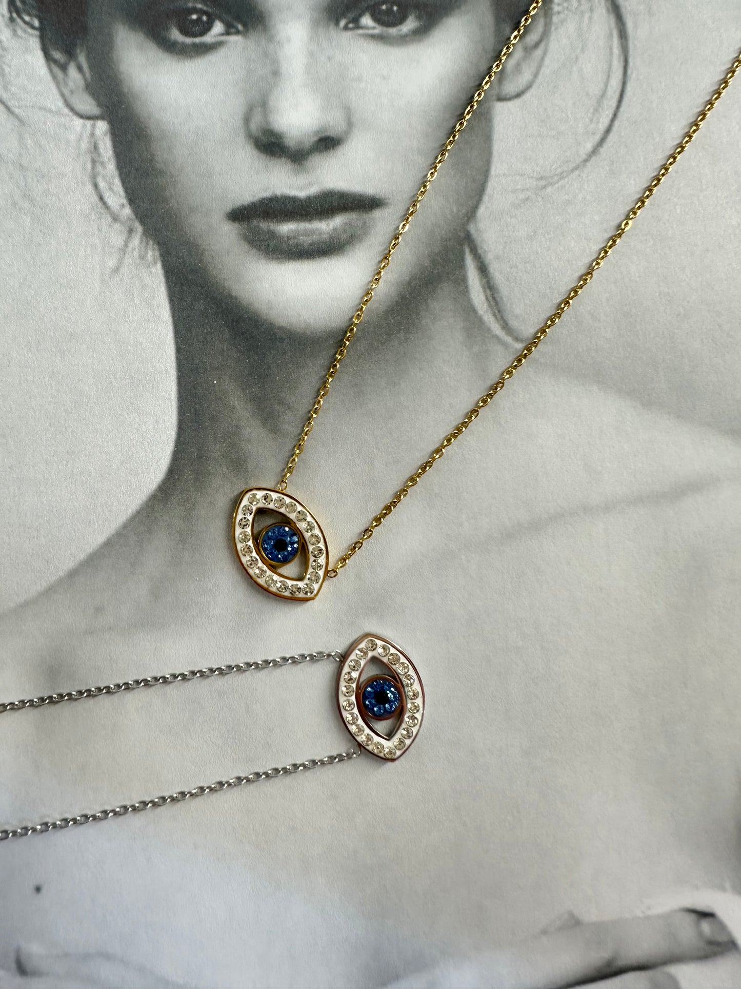 “Lumineye” ατσάλινο κολιέ