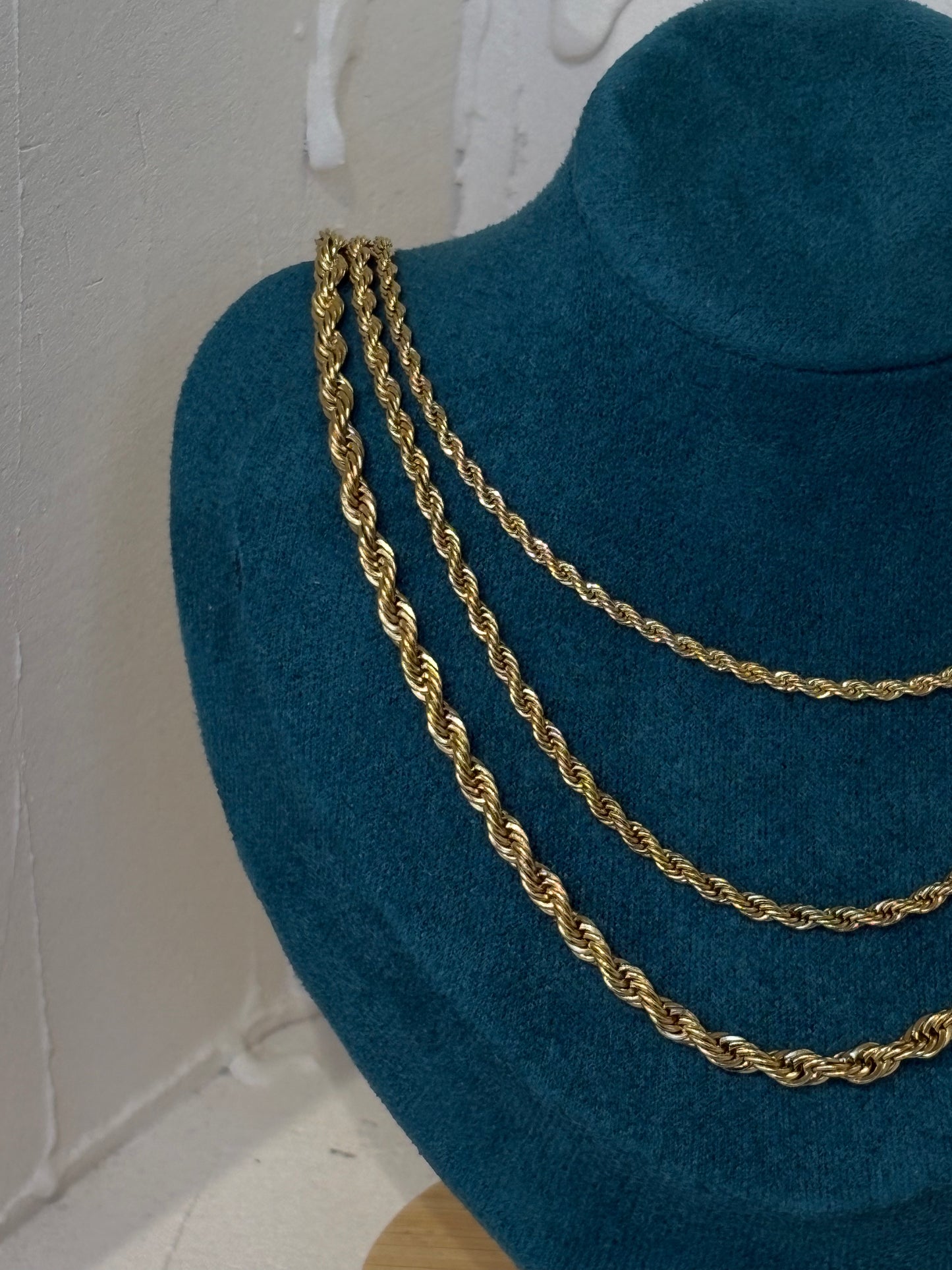 Golden Rope – stainless steel necklace
