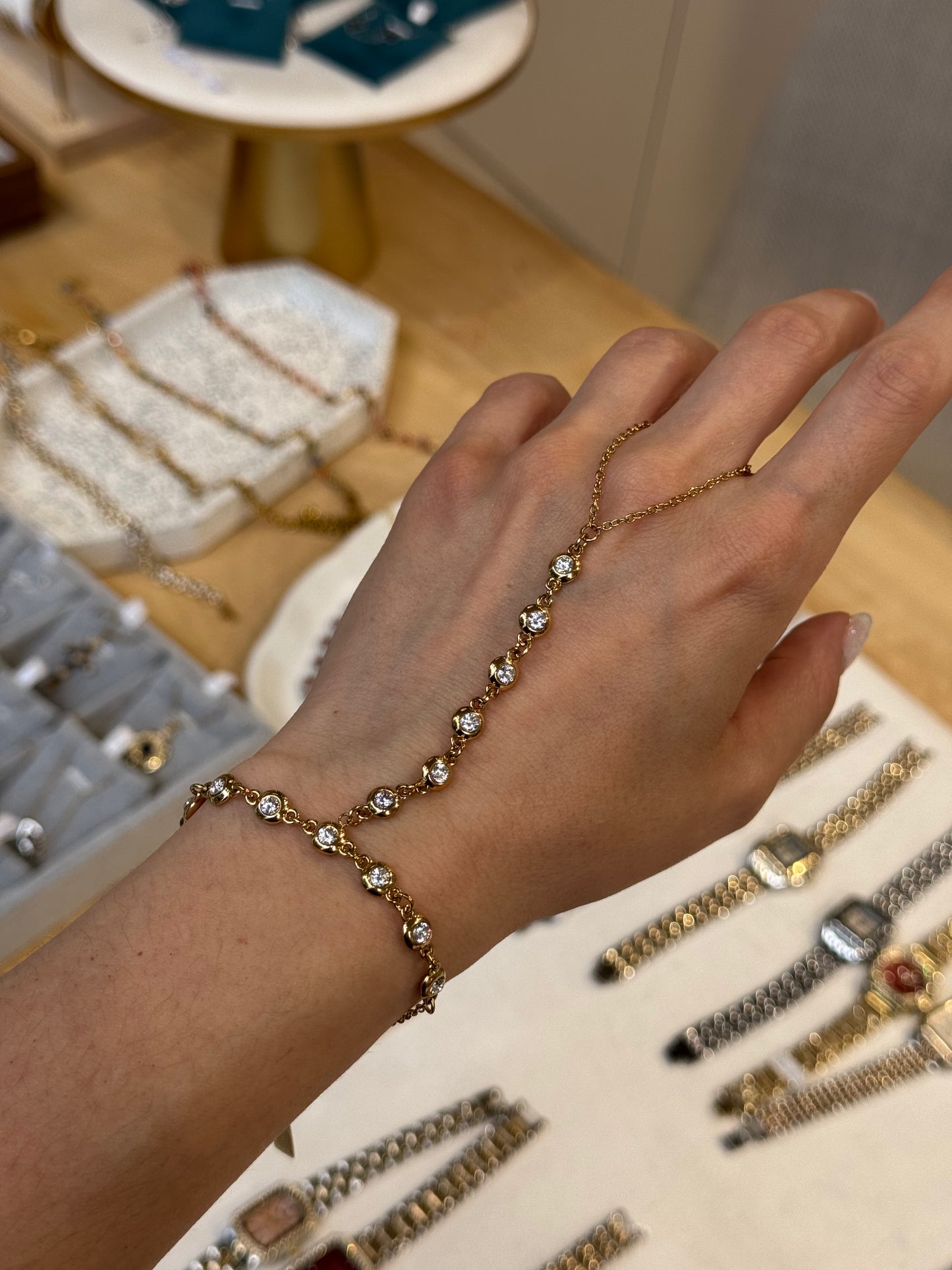 Delicate Bezel – Βραχιόλι Δαχτυλίδι Stainless Steel