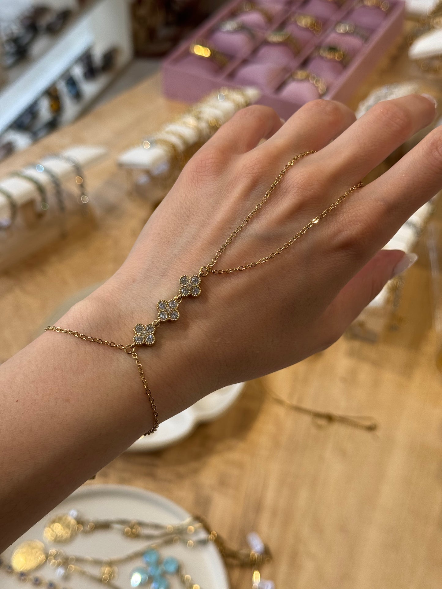 Riviera Clover – Βραχιόλι Δαχτυλίδι Stainless Steel