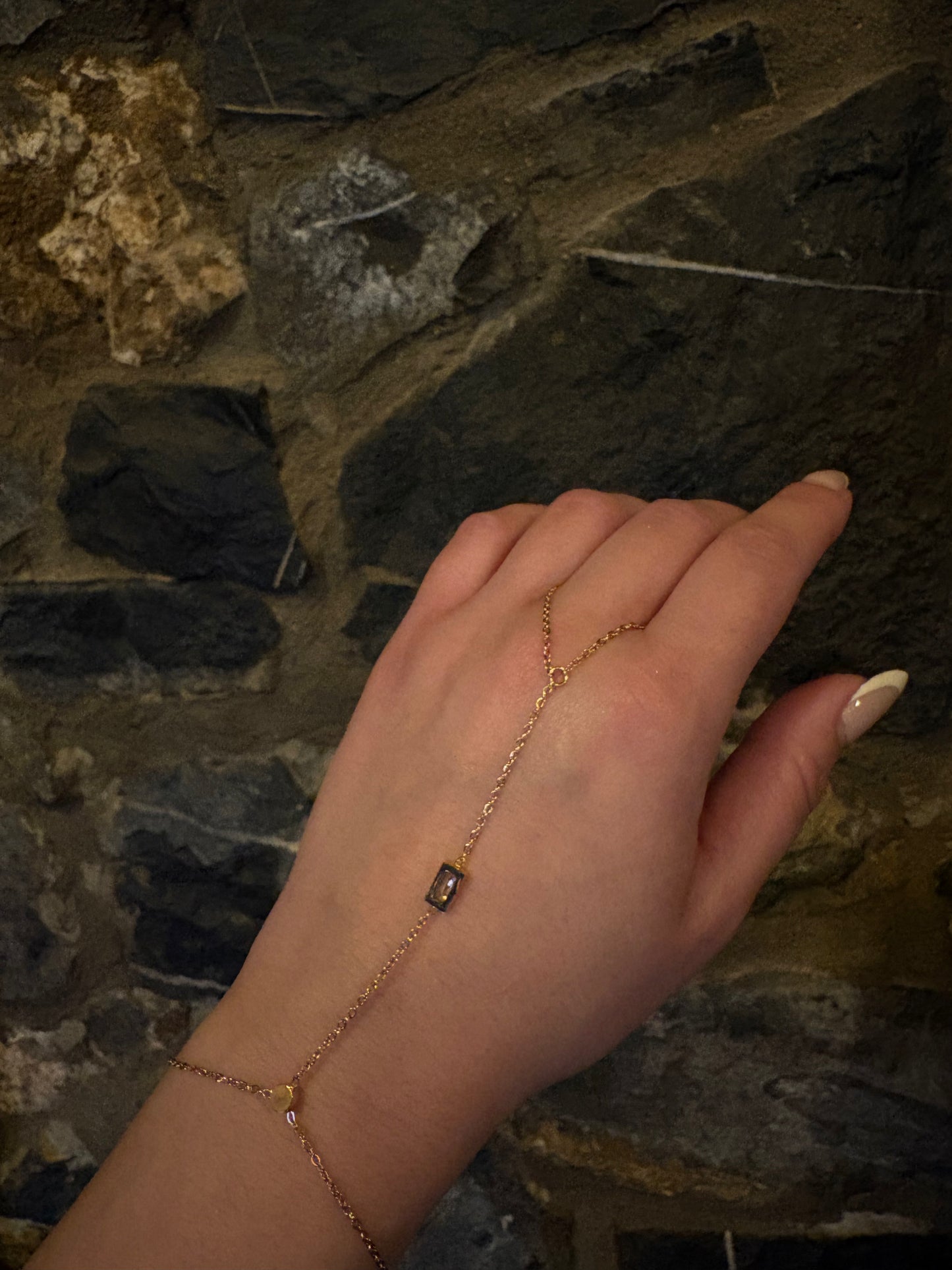 Seraphine steel bracelet ring