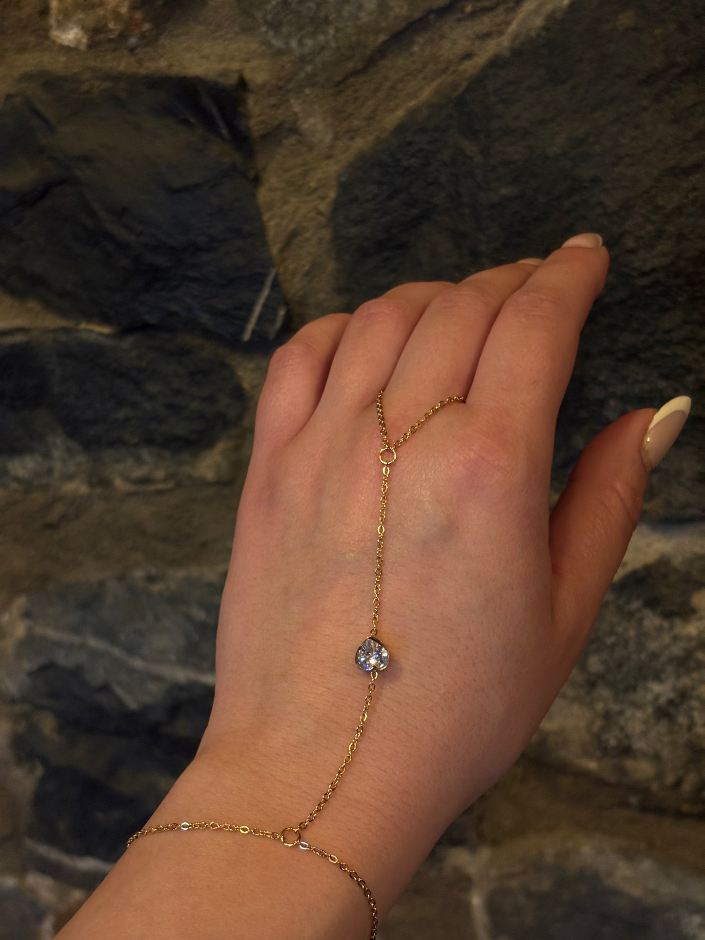 Aphrodite steel bracelet ring