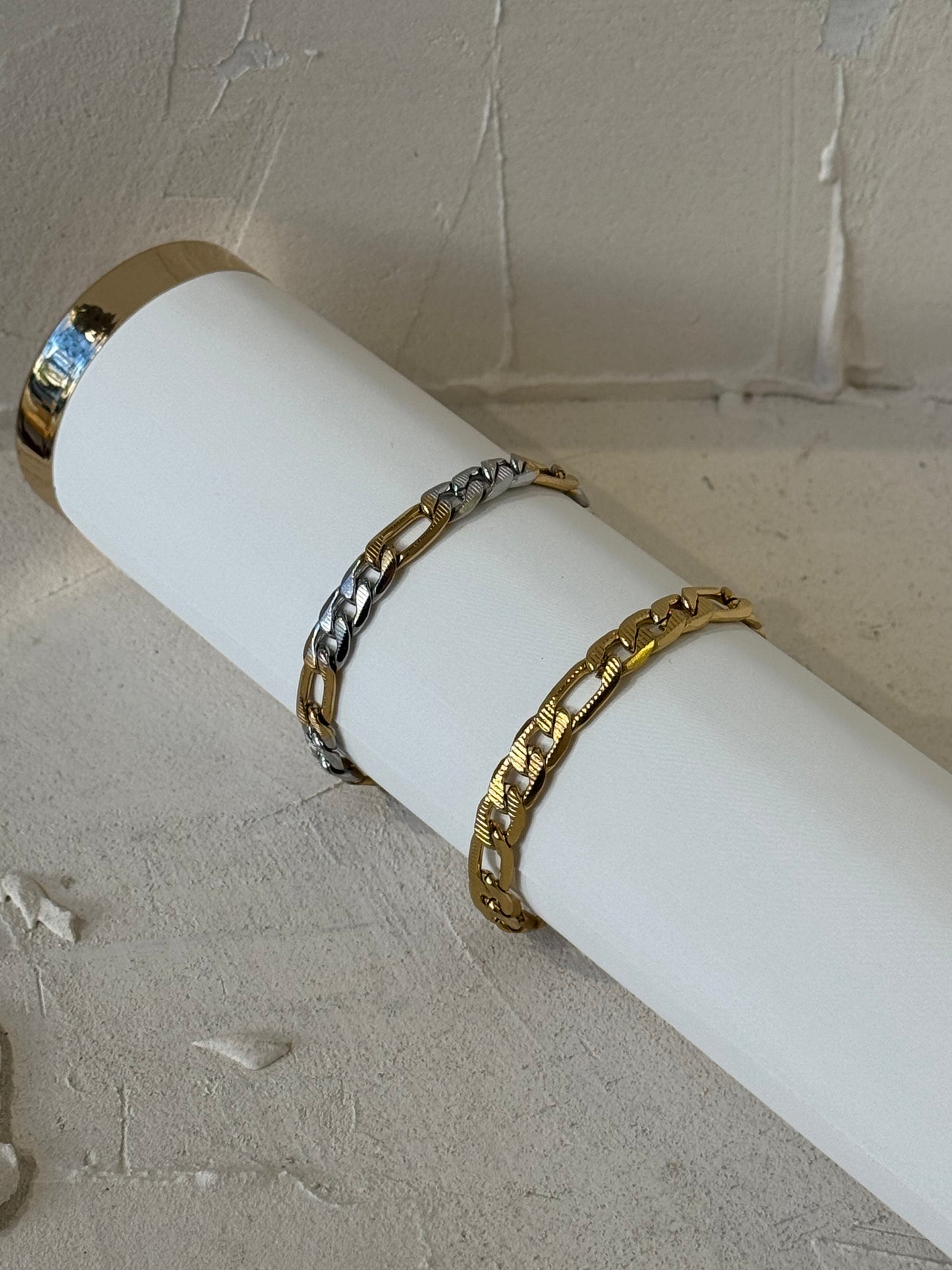 Embossed Chain (μεσαίο) – Βραχιόλι Stainless Steel