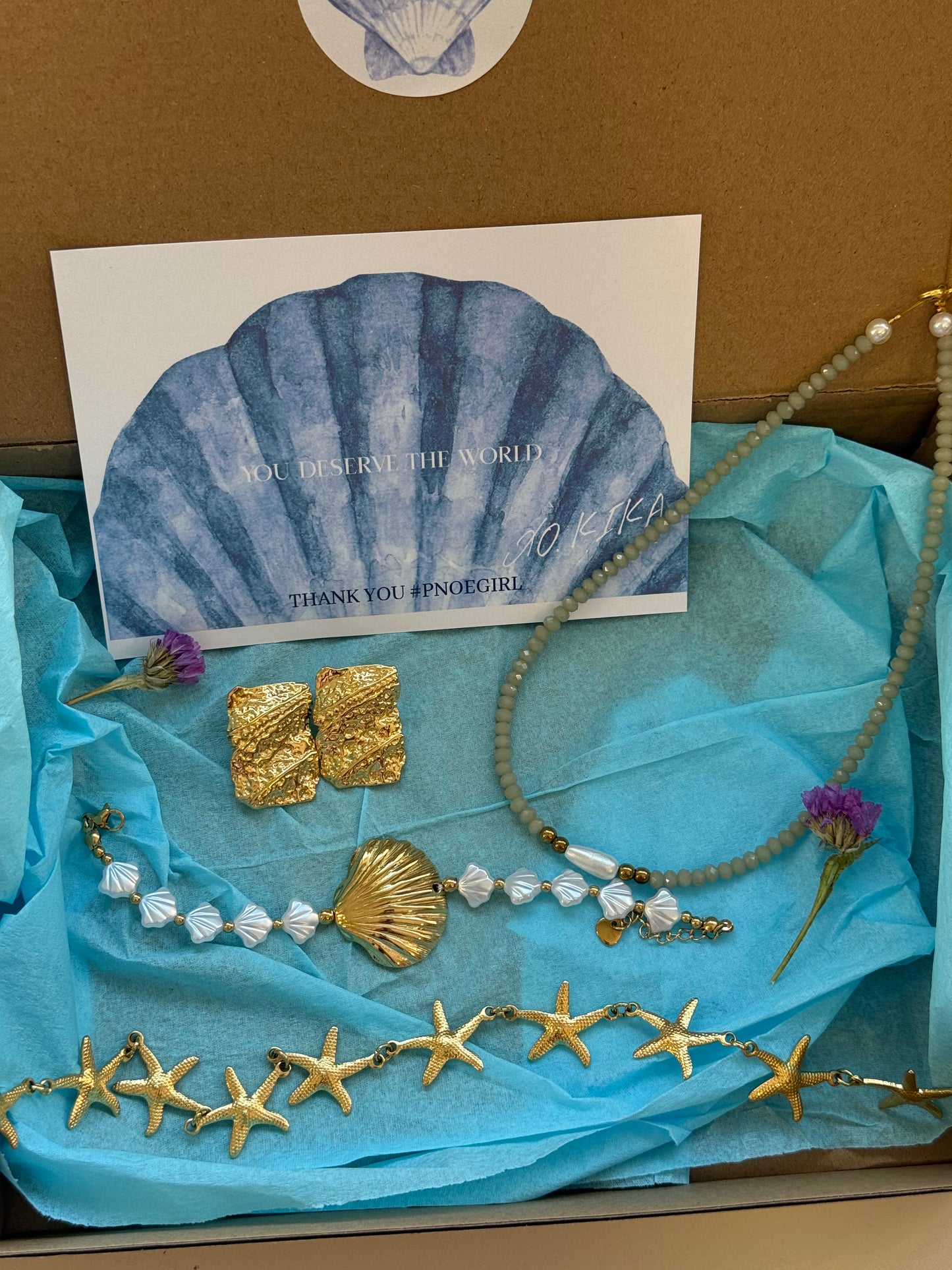 Viral Summer Mystery box 🧿 4 ατσάλινα κοσμήματα