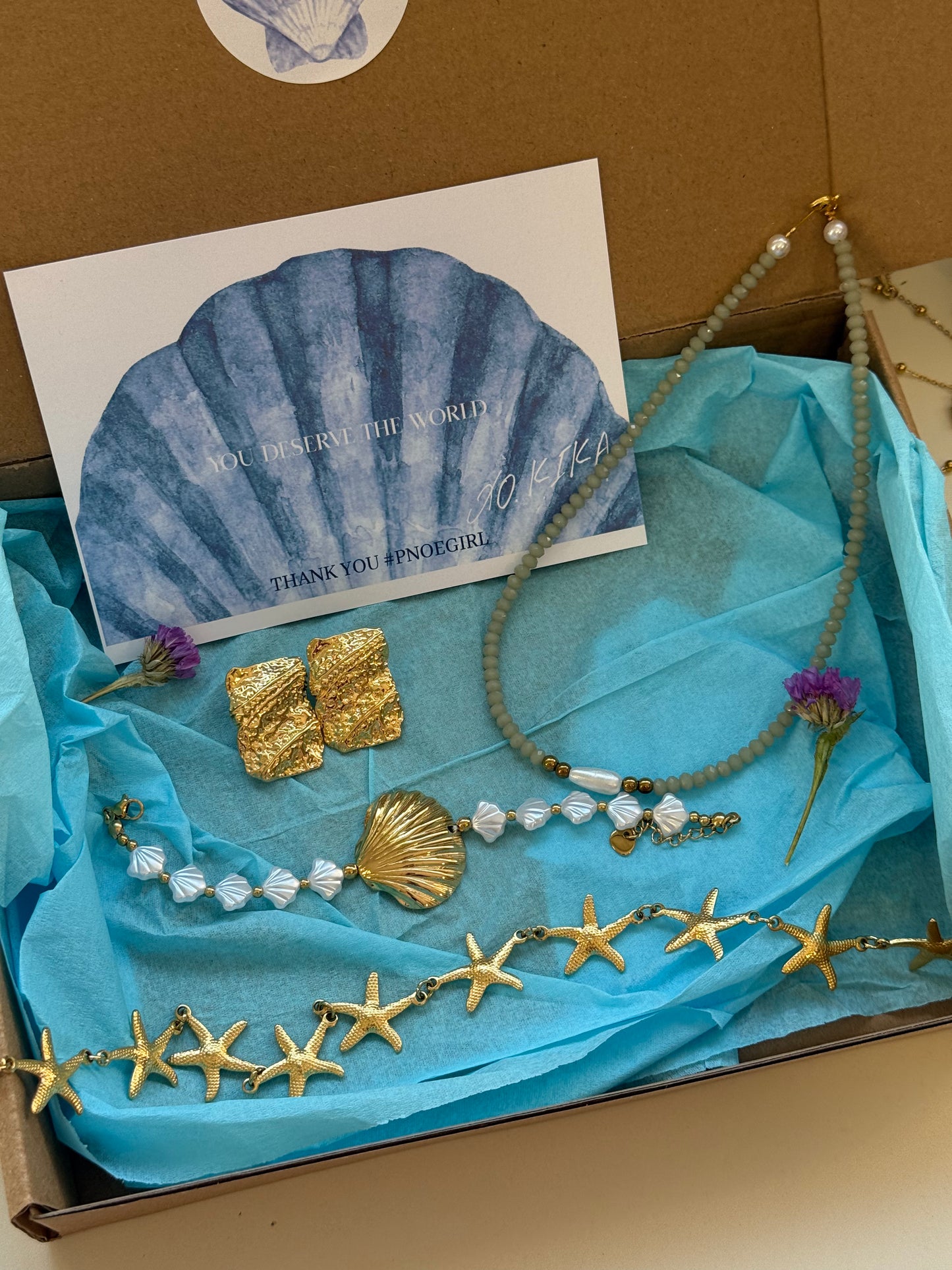 Viral Summer Mystery box 🧿 4 ατσάλινα κοσμήματα