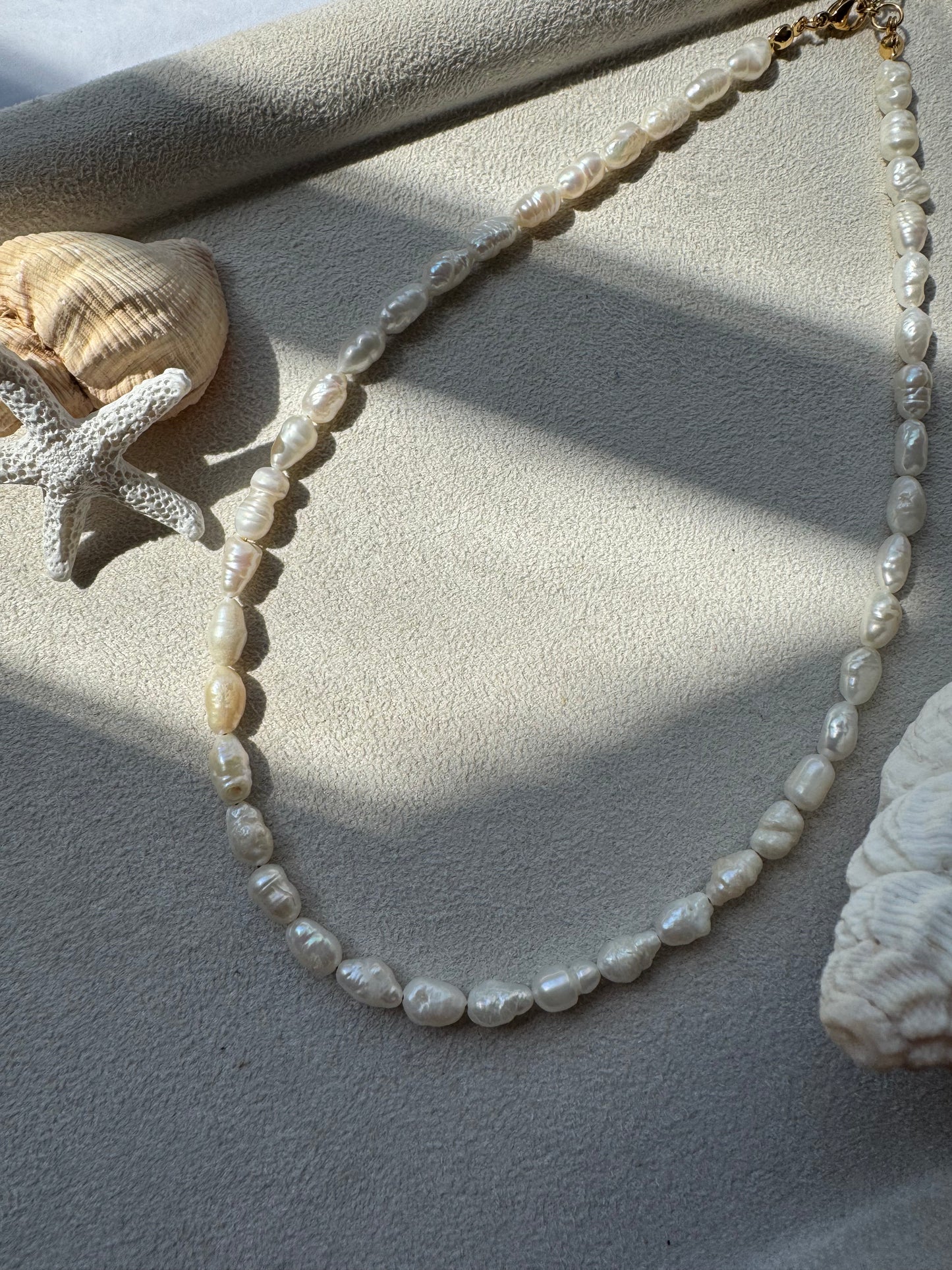 «Ethereal Drop» κολιέ με αληθινά μαργαριτάρια
