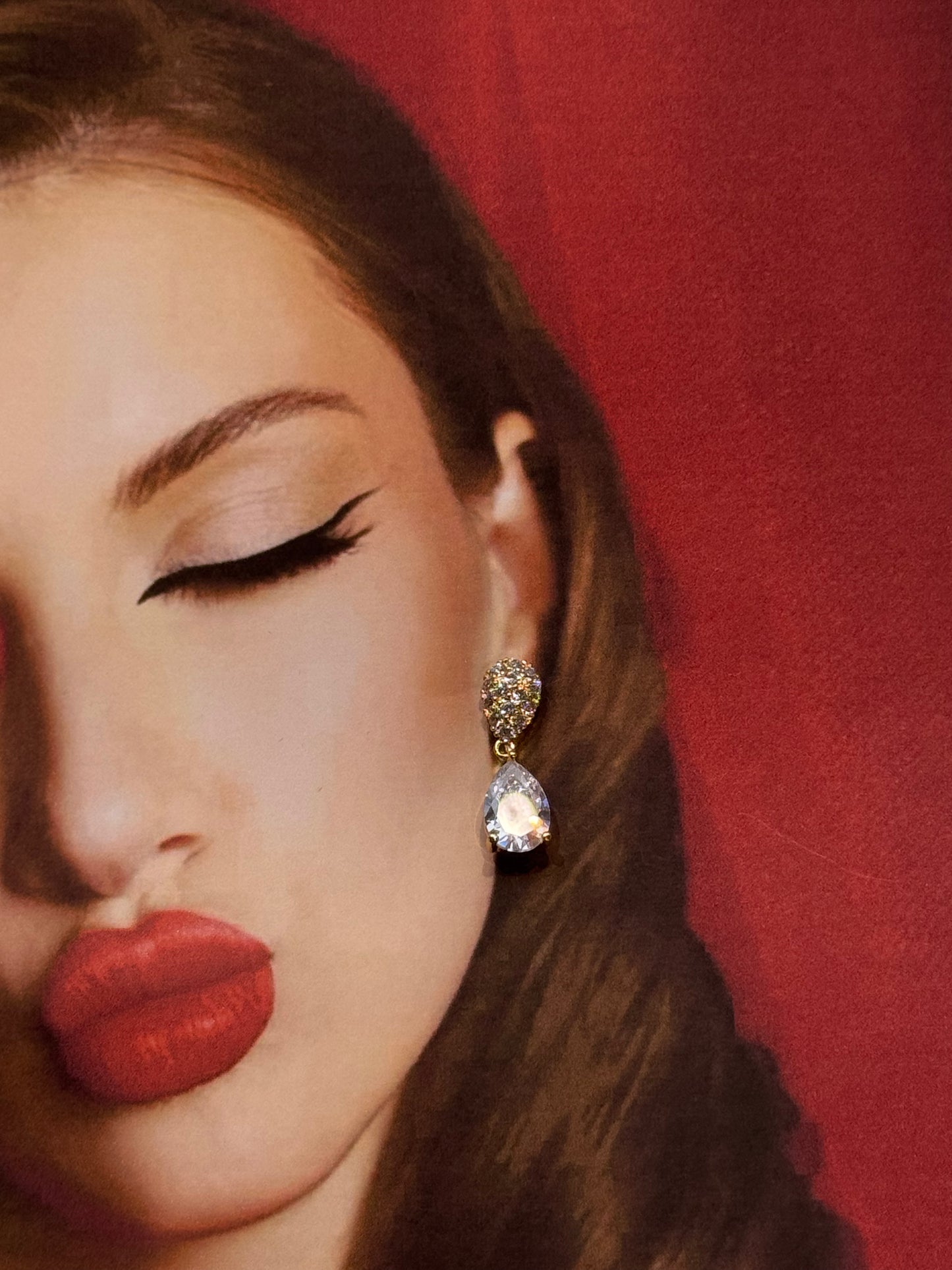 Crystal Teardrop – Σκουλαρίκια VALENTINE’S COLLECTION