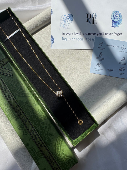 «Dazzling Dawn» - ατσάλινο κολιέ