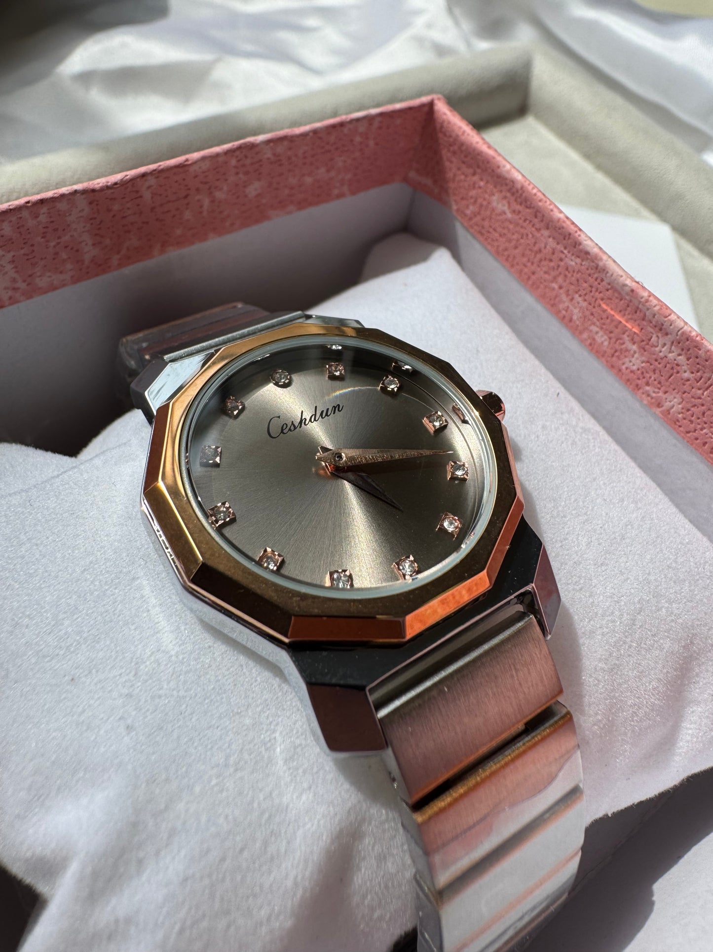 Rosé Éclat - Αδιάβροχο Premium Ρολόι Stainless Steel