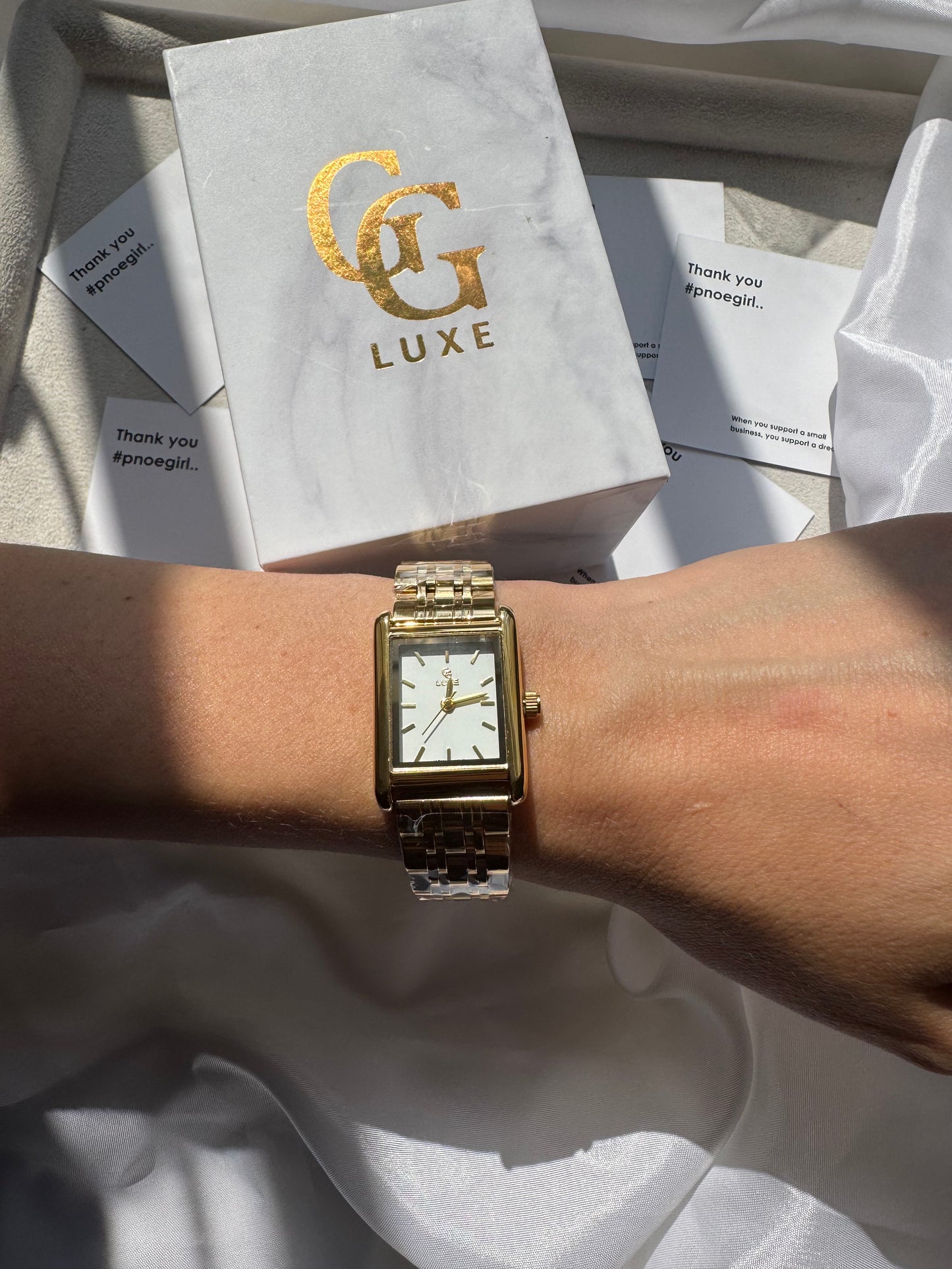 Élégance Dorée - Αδιάβροχο Premium Ρολόι Stainless Steel
