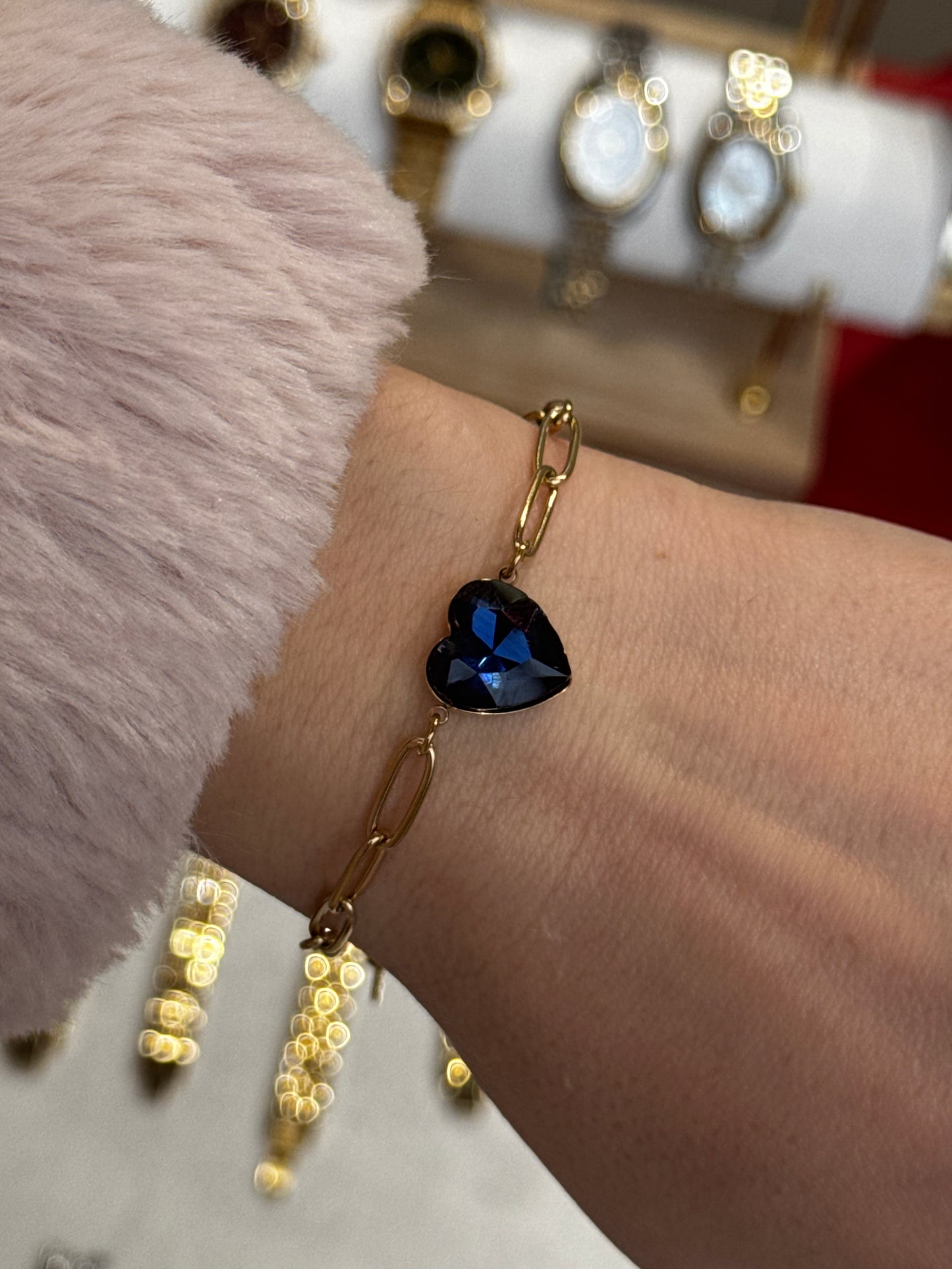 Royal Blue Amore – βραχιόλι stainless steel