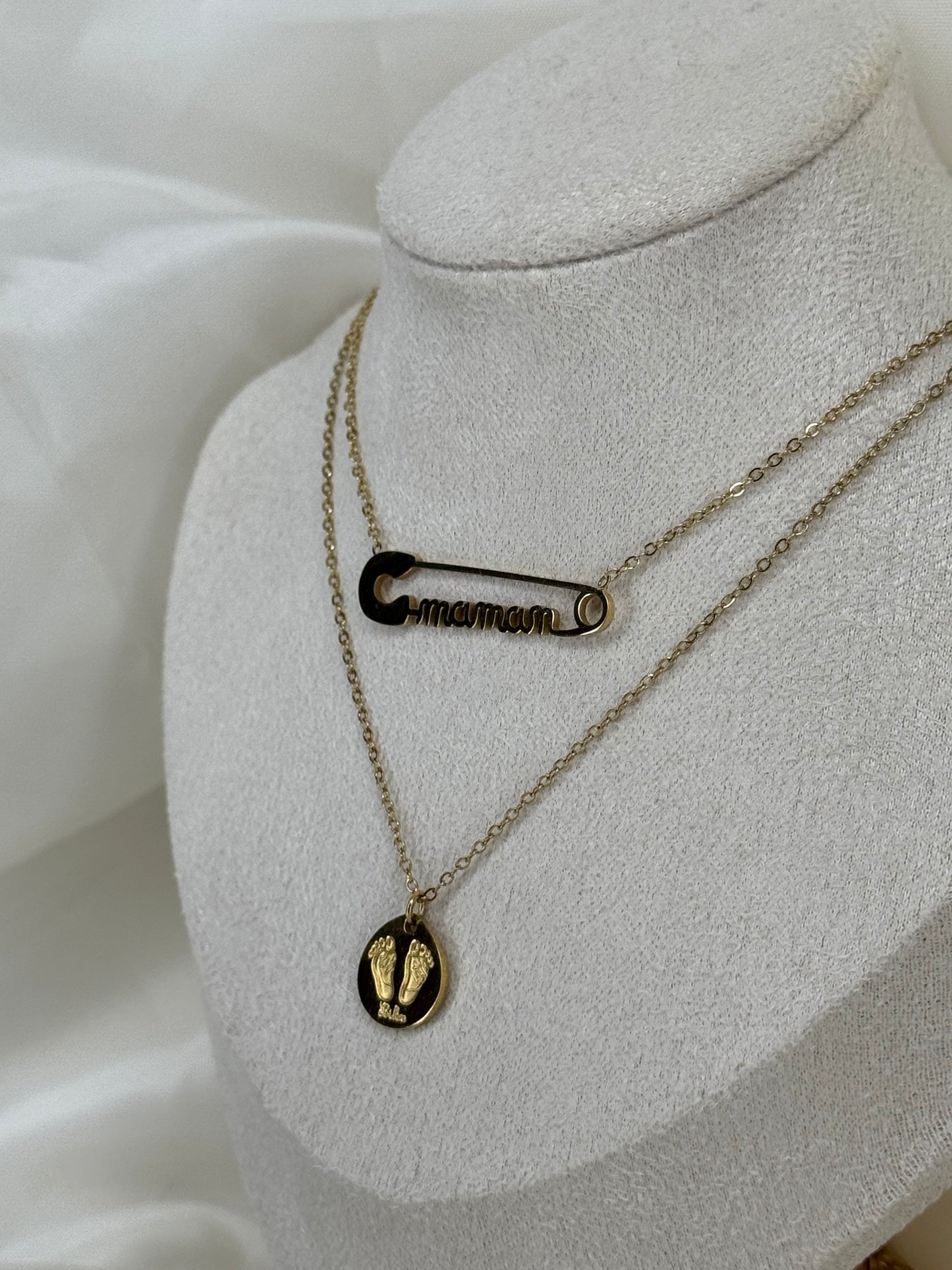 Eternal Bond - χρυσό κολιέ stainless steel