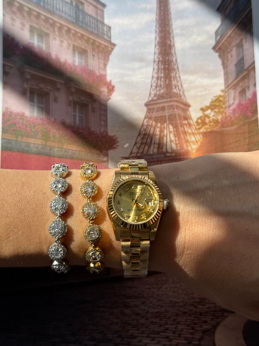 PARIS ÉTERNEL - Αδιάβροχο Premium Ρολόι Stainless Steel