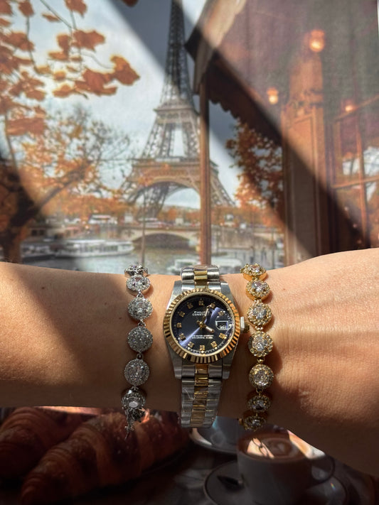 PARIS NUIT - Αδιάβροχο Premium Ρολόι Stainless Steel