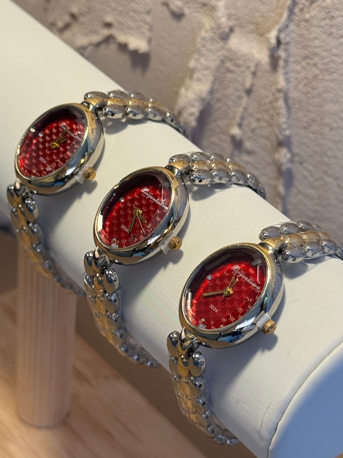 Estelle Crimson Glow – ρολόι stainless steel