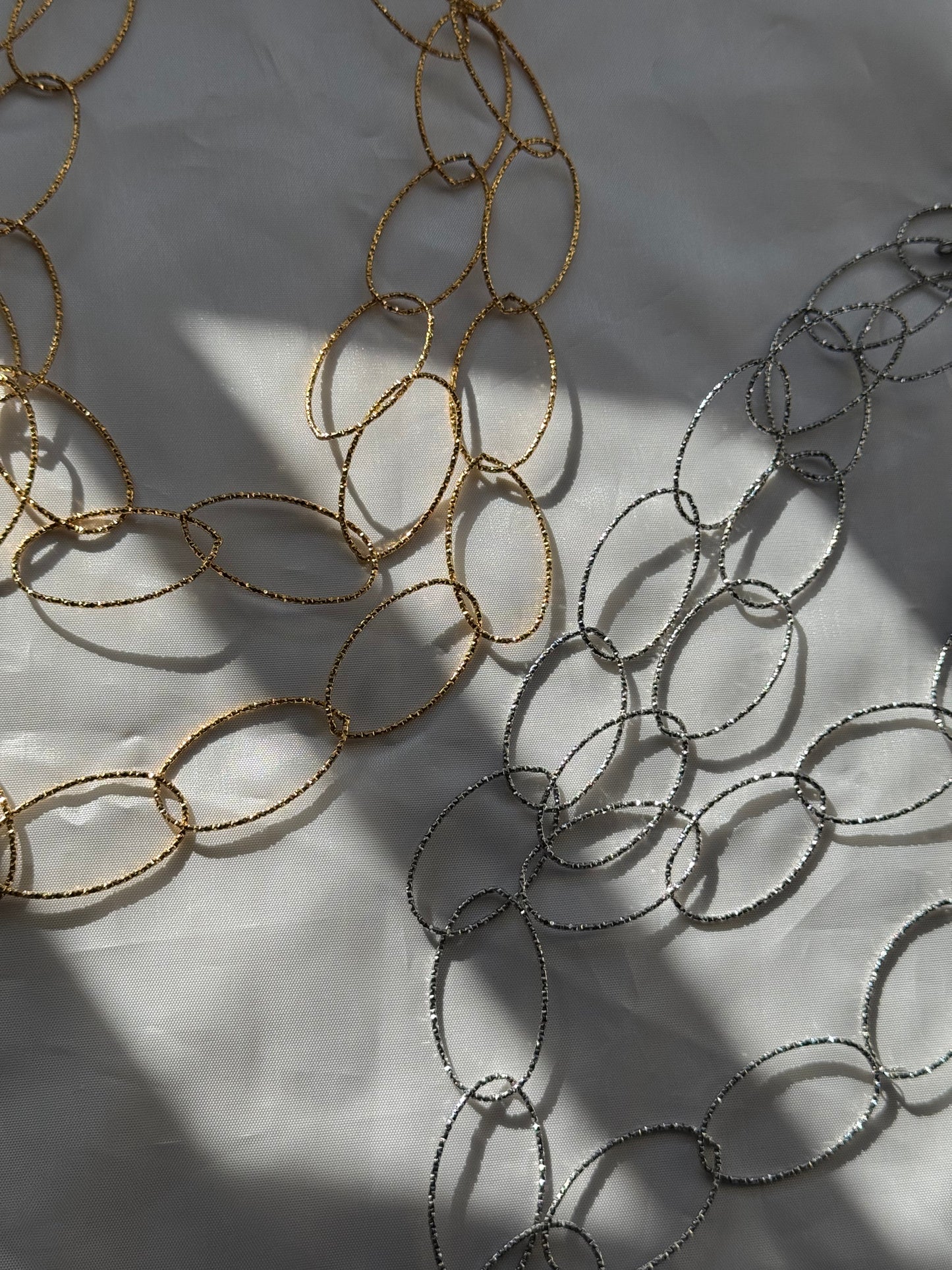 Infinity Ovals - ατσάλινο κολιέ