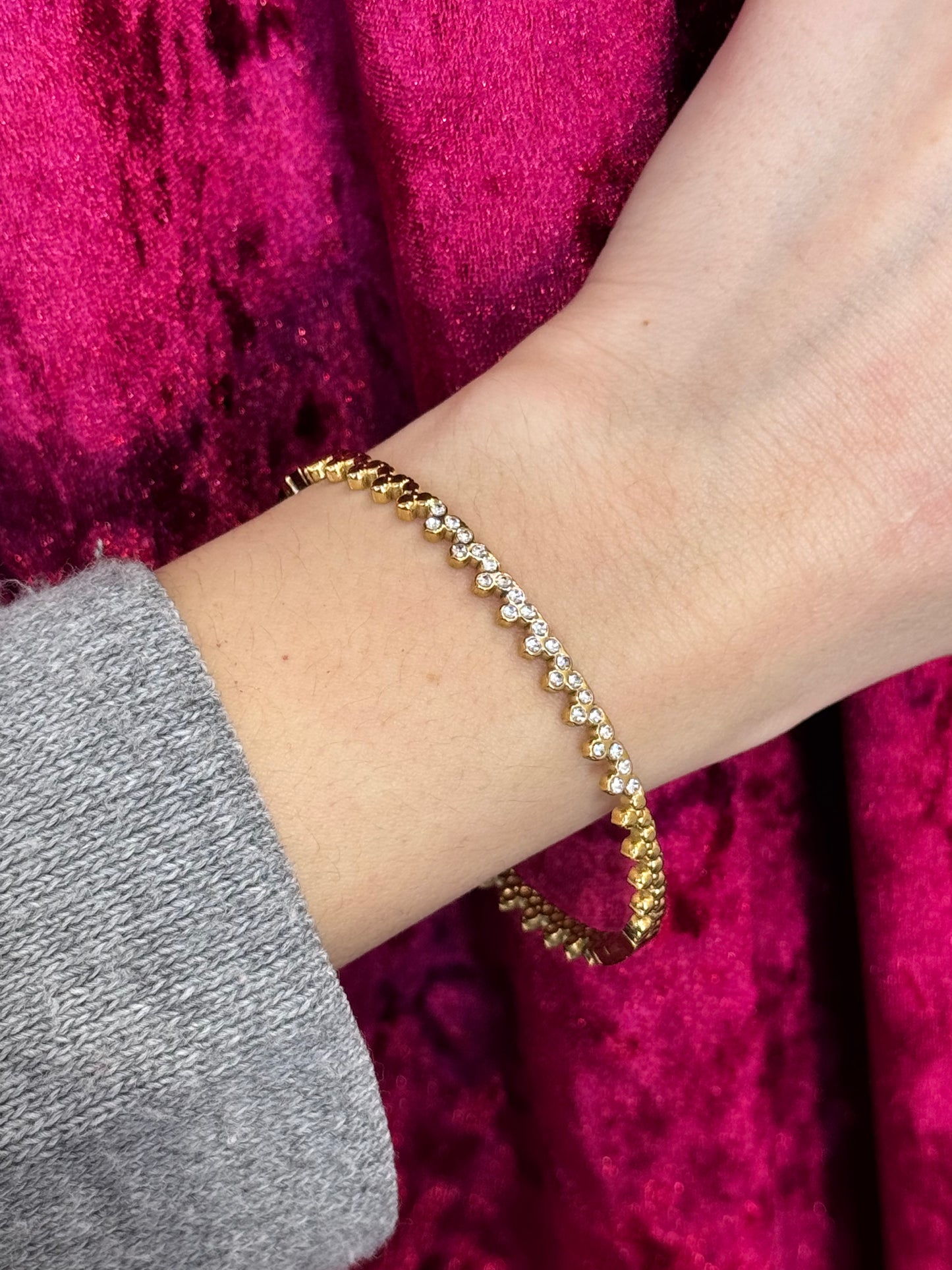 Crystal Path – χειροπέδα stainless steel