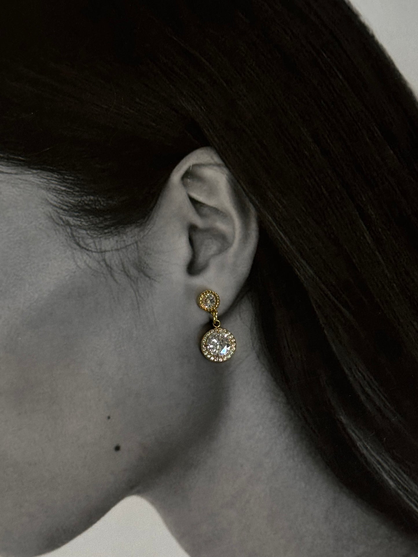 Starlight Glow - ατσάλινα σκουλαρίκια